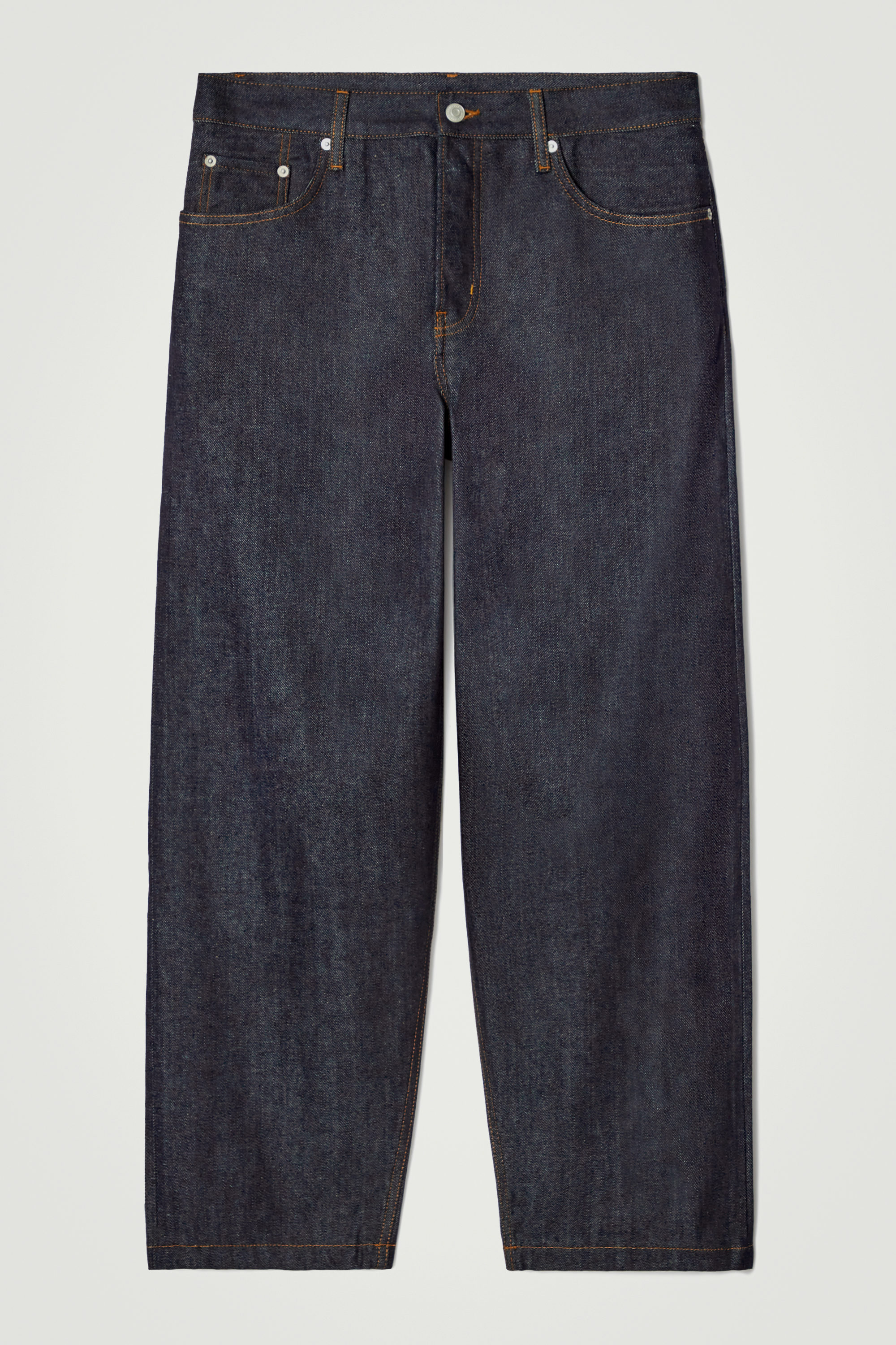 DOME RAW SELVEDGE STRAIGHT-LEG JEANS - RAW INDIGO | COS