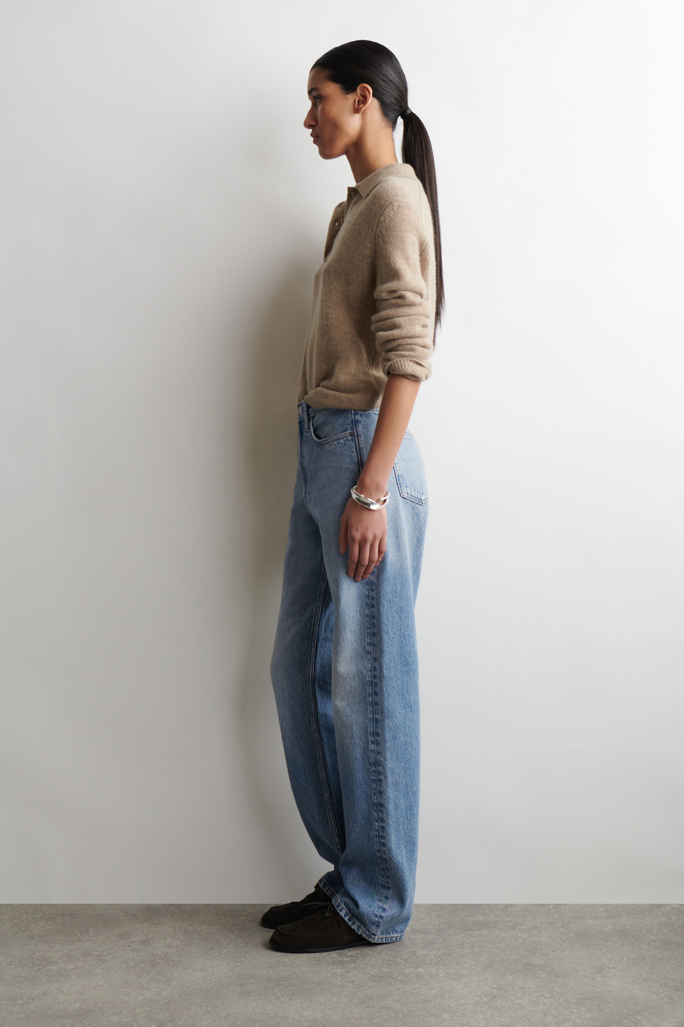 CHORD STRAIGHT-LEG JEANS - FADED BLUE | COS IE