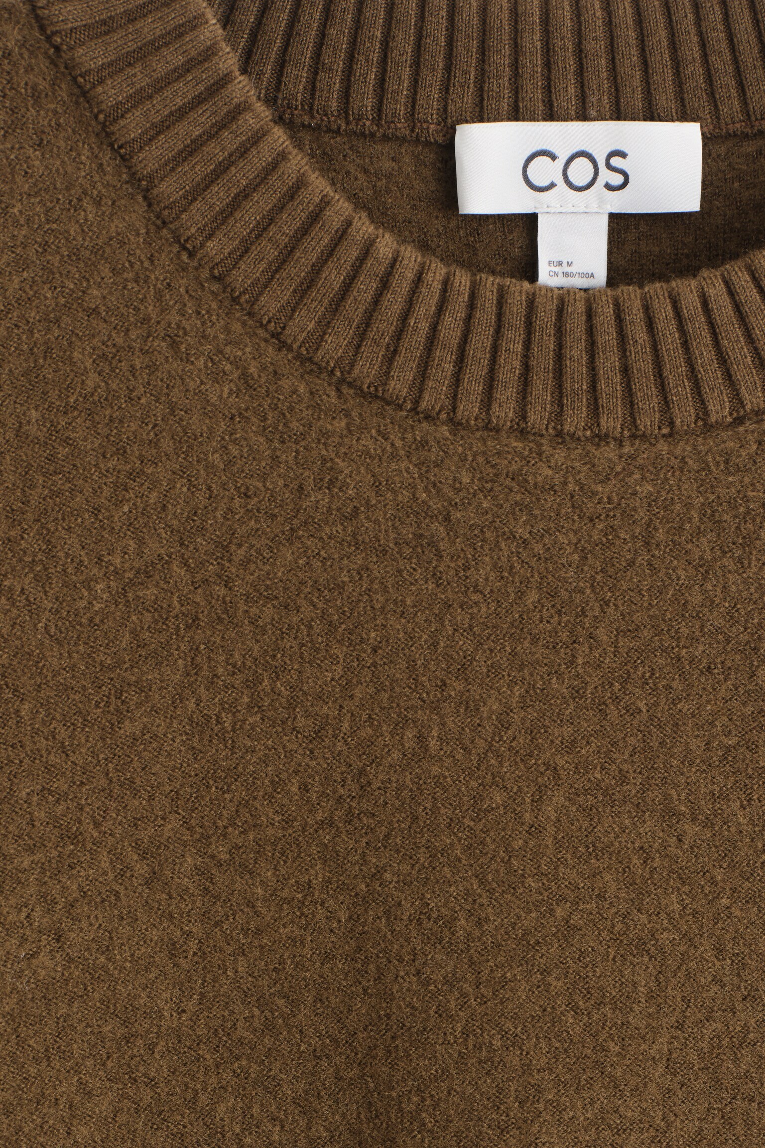 MAGLIONE GIROCOLLO IN LANA COTTA - MARRONE/NERO/ÉCRU - 6