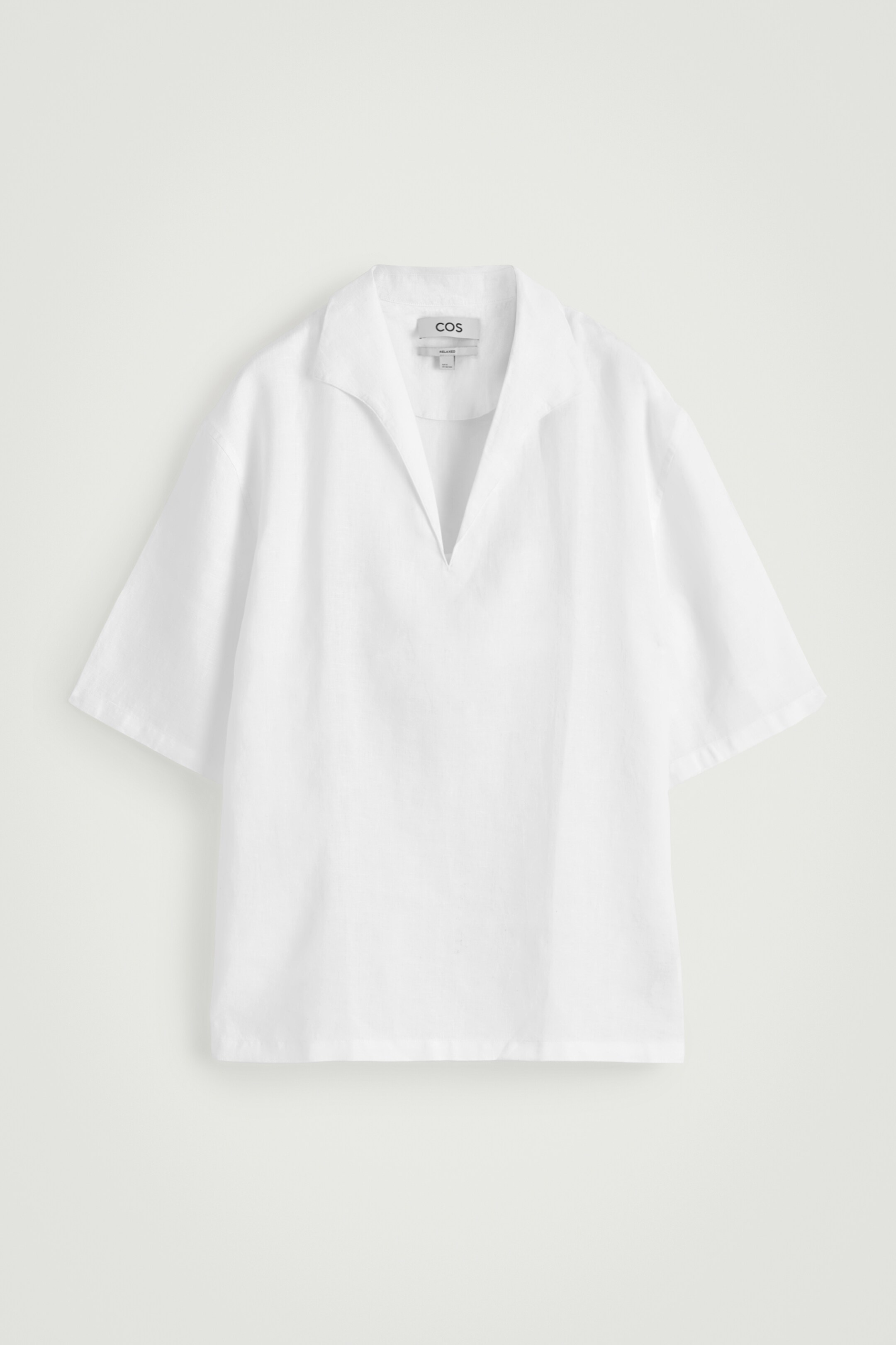 Visualizza immagine più grande: CAMICIA IN LINO CON COLLETTO APERTO - BIANCO - UOMO | H&M IT 7
