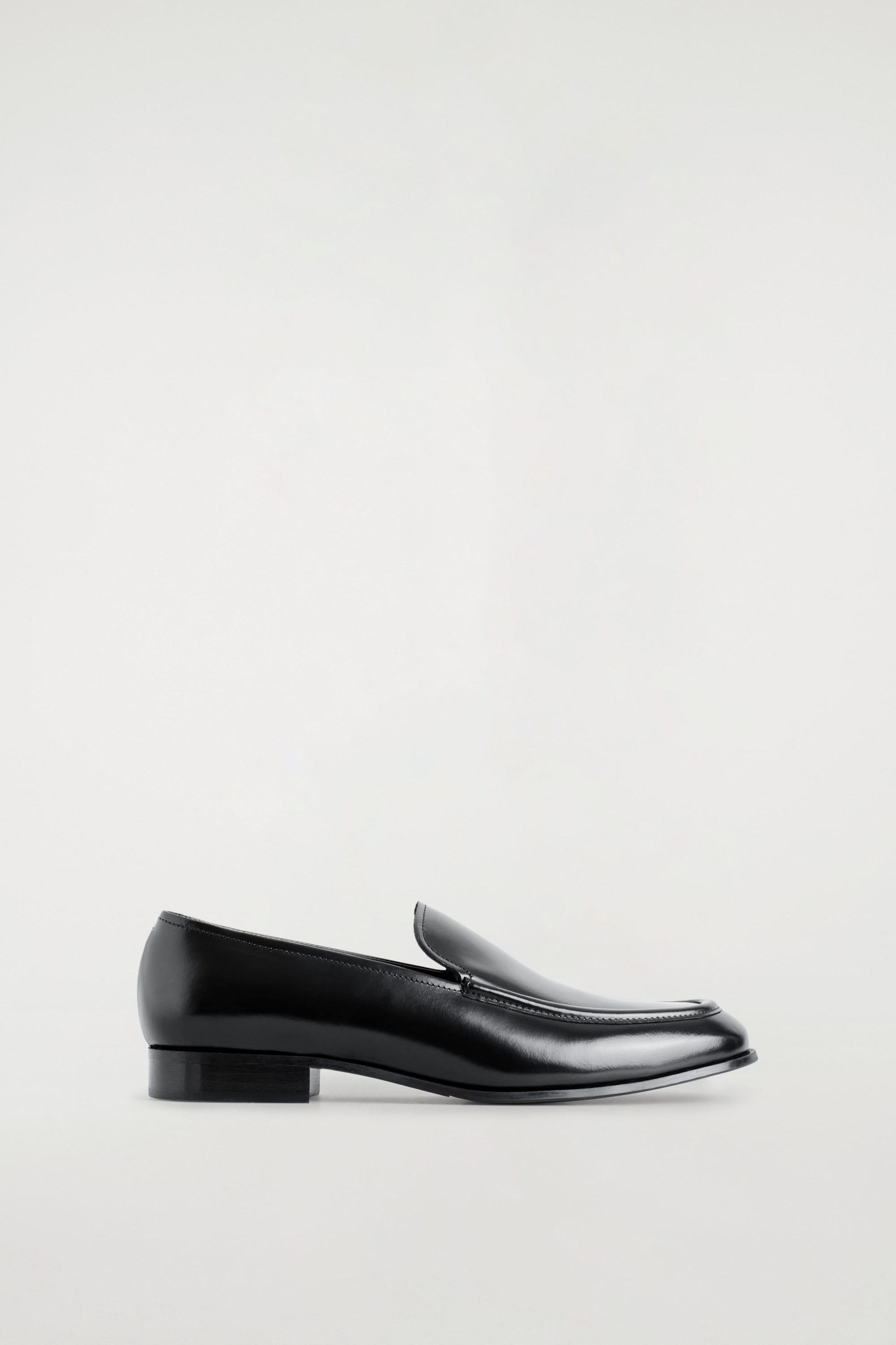 POLISHED-LEATHER LOAFERS