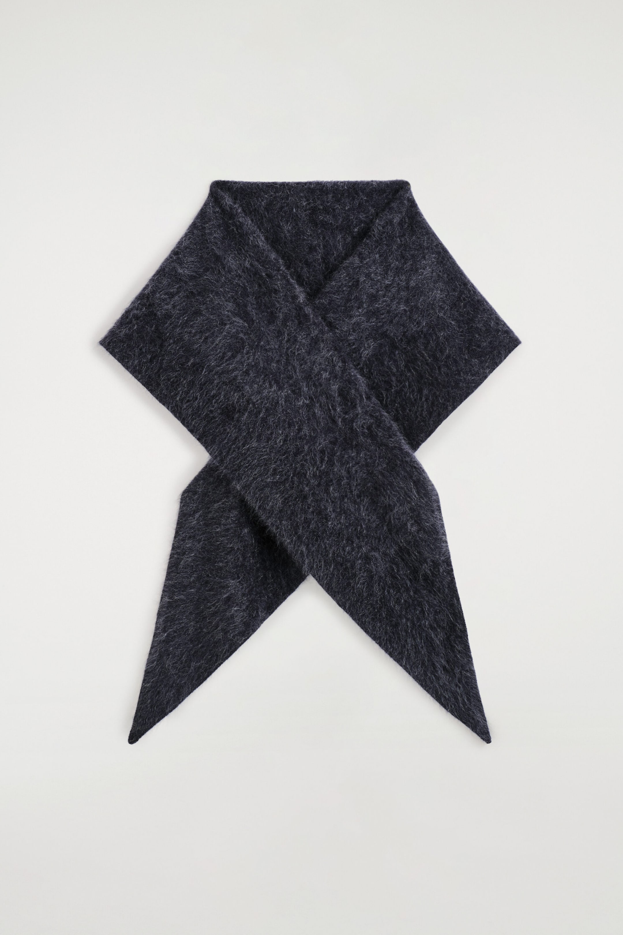 BRUSHED-CASHMERE TRIANGLE SCARF