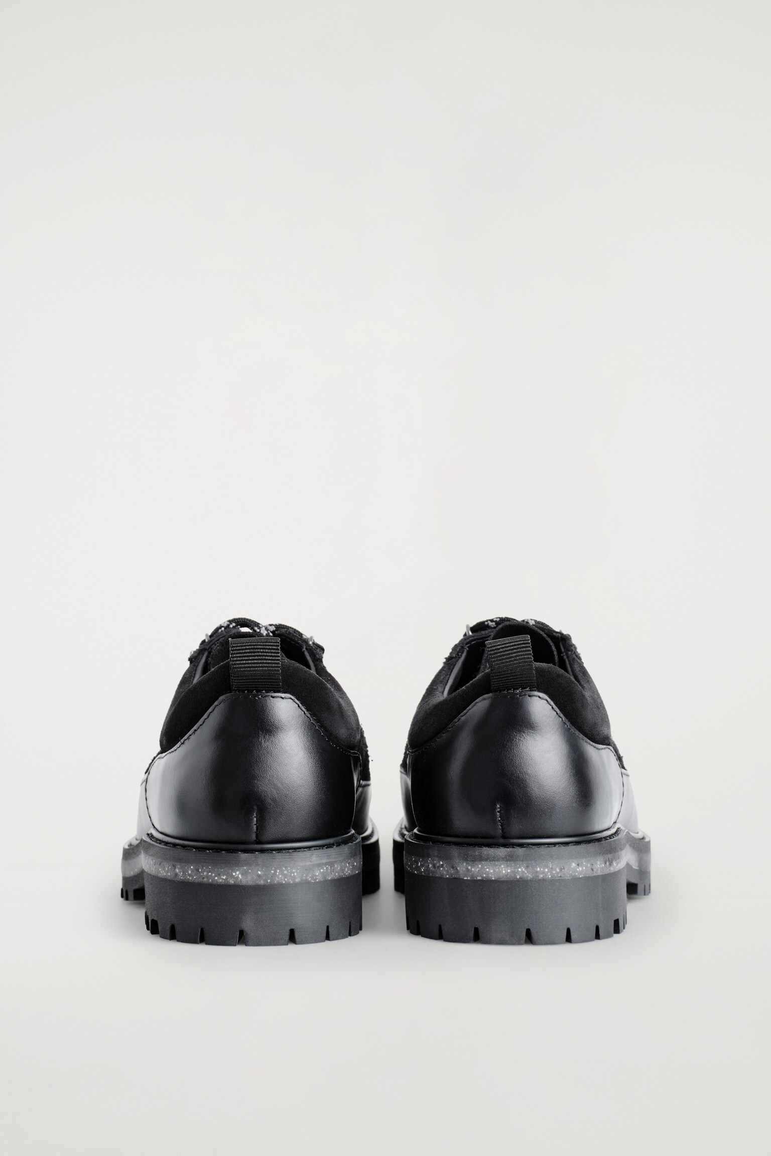 SOULIERS D'INSPIRATION RANDONNÉE EN CUIR - NOIR - 6