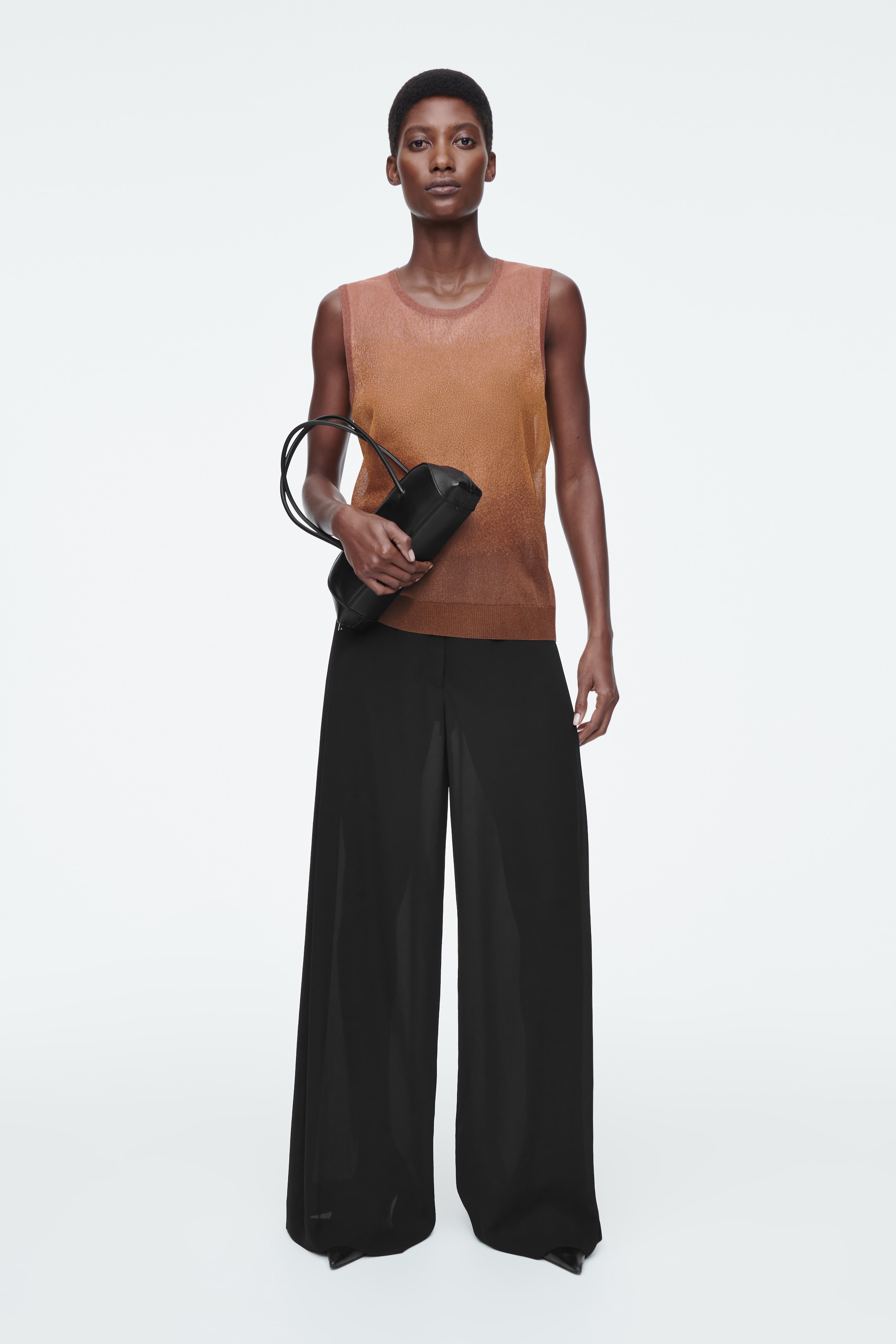 Grösseres Bild ansehen: FEINSTRICK-TANKTOP MIT FARBVERLAUF - BRAUN - DAMEN | H&M CH 3