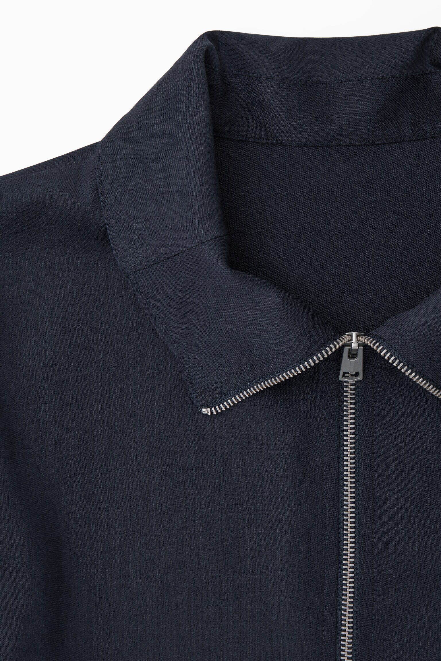 VESTE EN LAINE LÉGÈRE - BLEU MARINE - 2