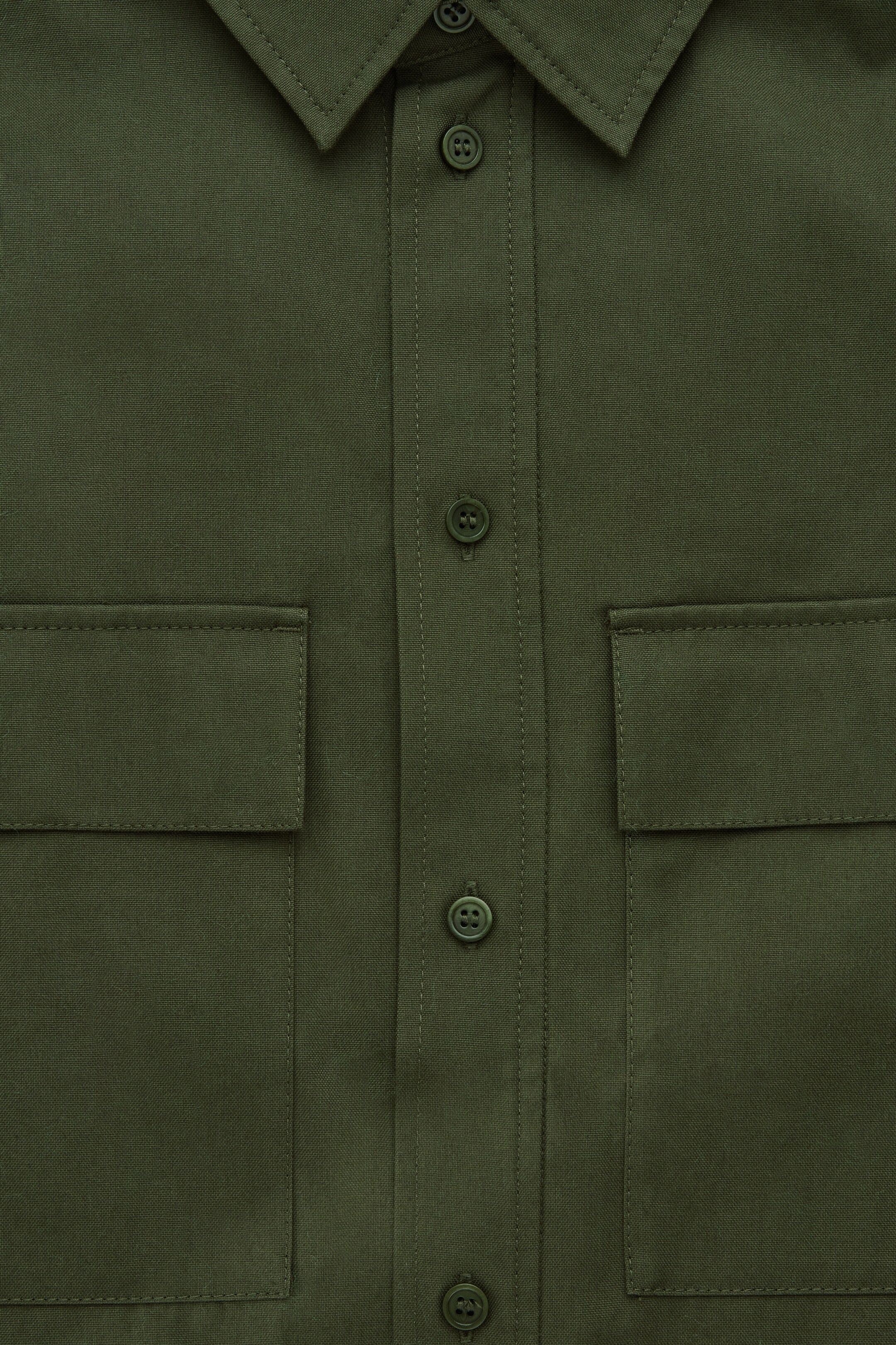 Se større billede: REGULAR-FIT OVERSHIRT - DARK GREEN - HERRE | H&M DK 2