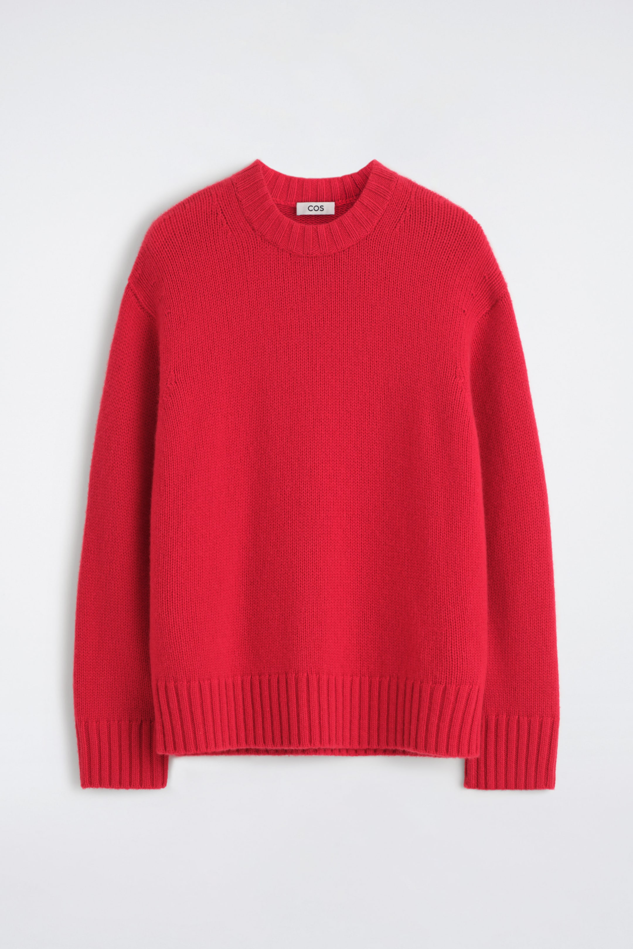 TRÖJA I GROV KASHMIR MED CREWNECK