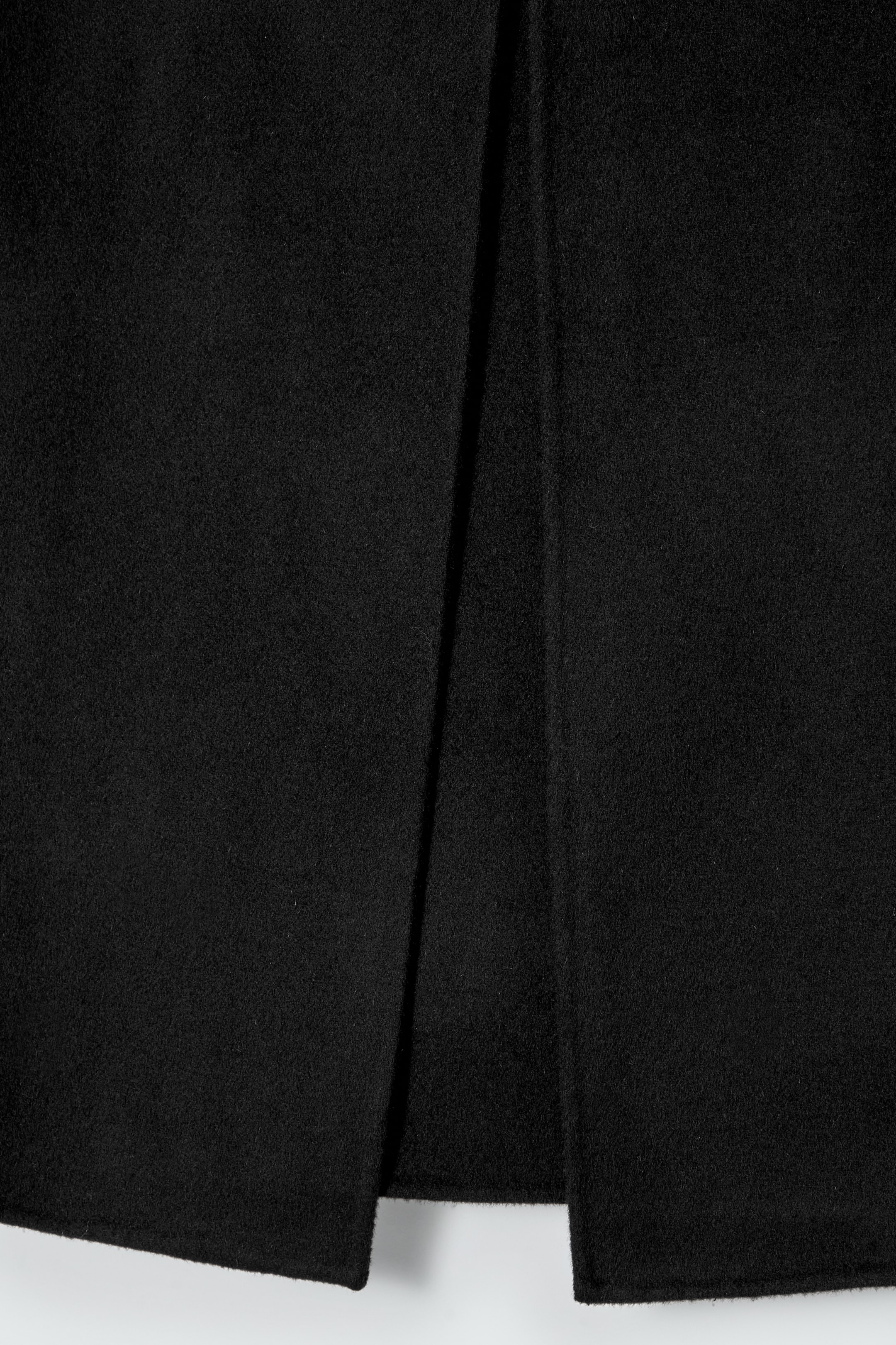 View larger image: FOLD-DETAIL DOUBLE-FACED WOOL MINI SKIRT - BLACK - Ladies | H&M GB 5