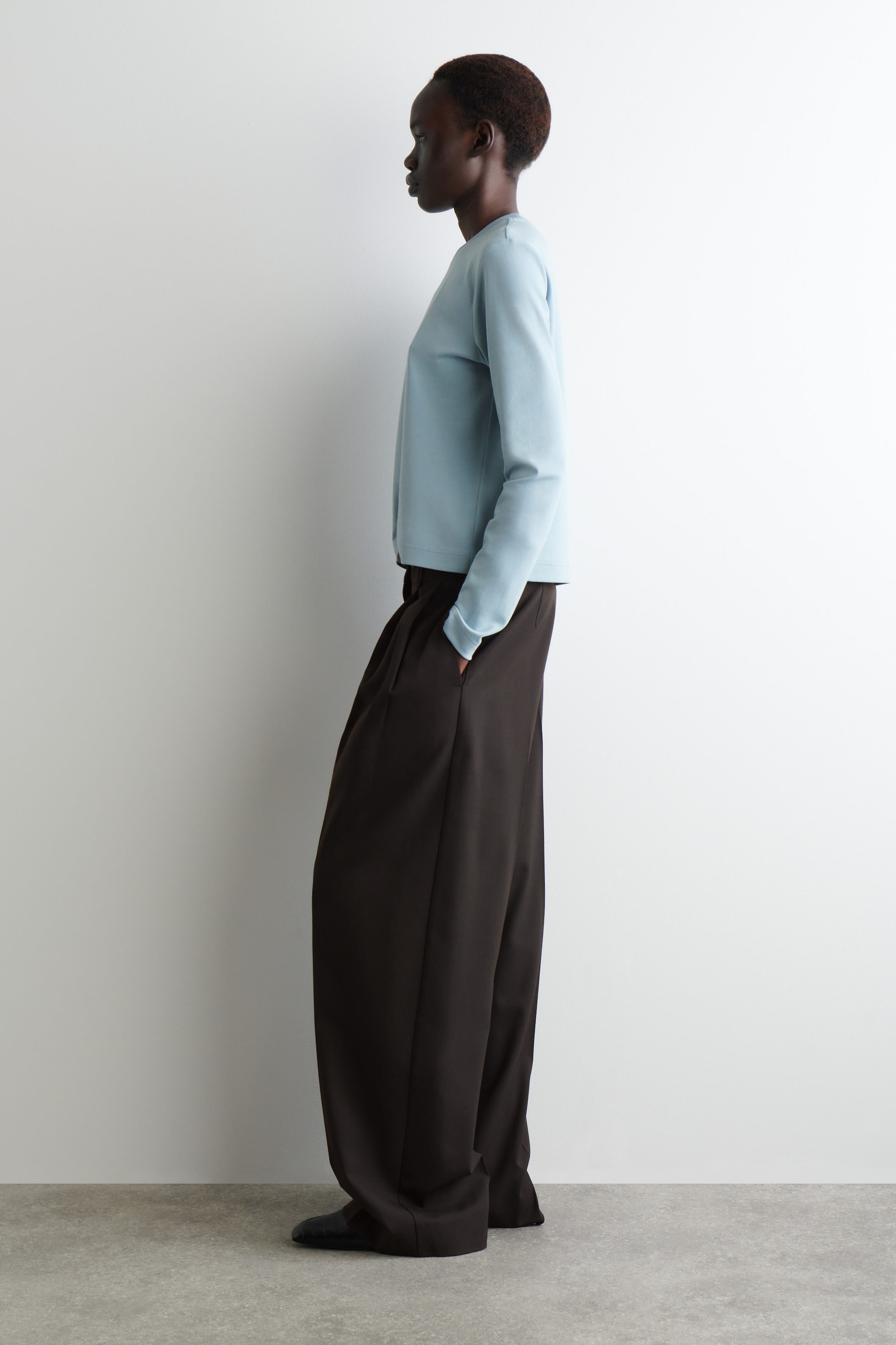 CLEAN CUT REGULAR LONG-SLEEVED T-SHIRT