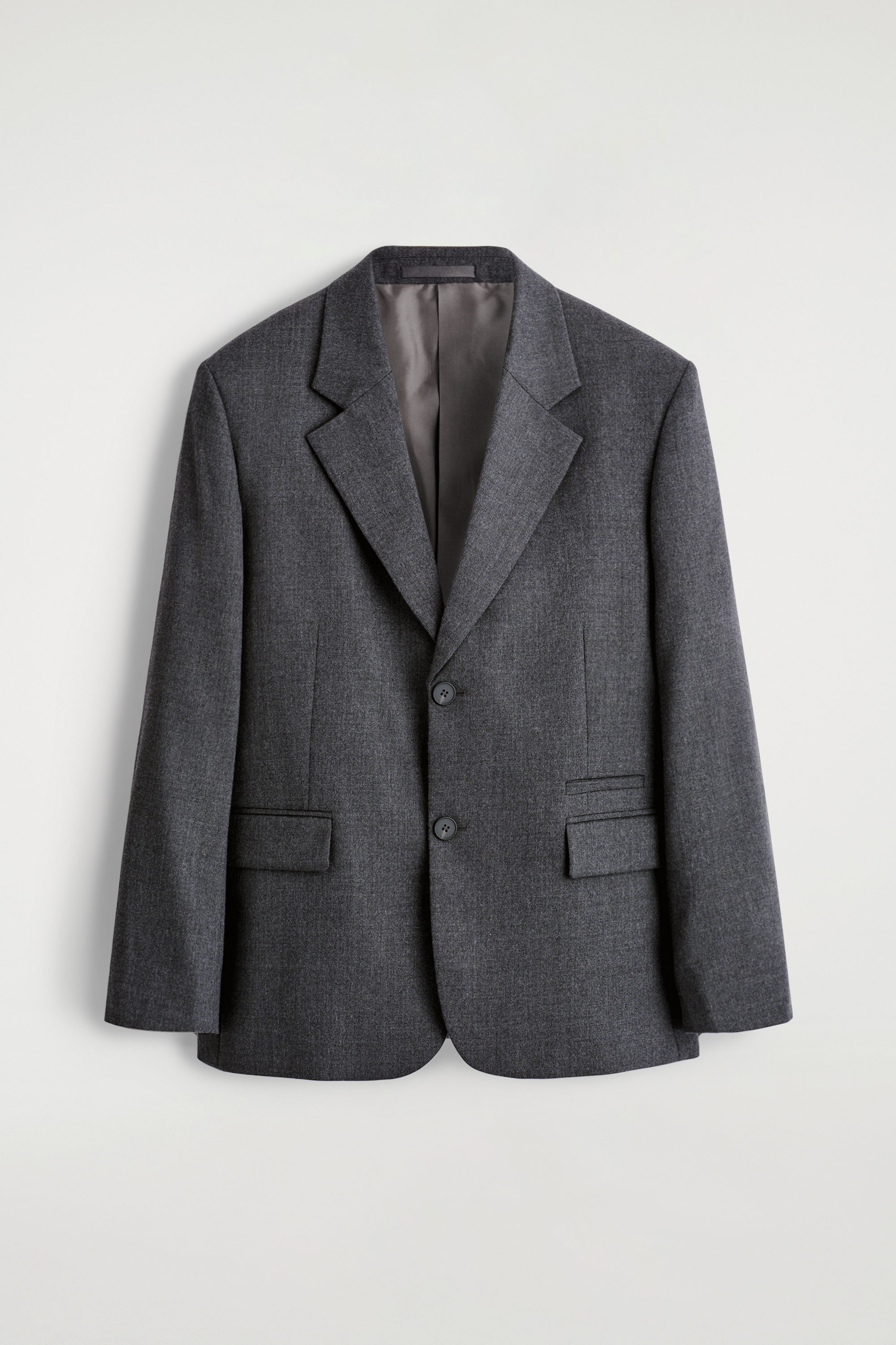 ジャケット・アウター COS Relaxed Single-Breasted Wool Blazer RELAXED SINGLE-BREASTED WOOL-BLEND BLAZER - MOLE | COS