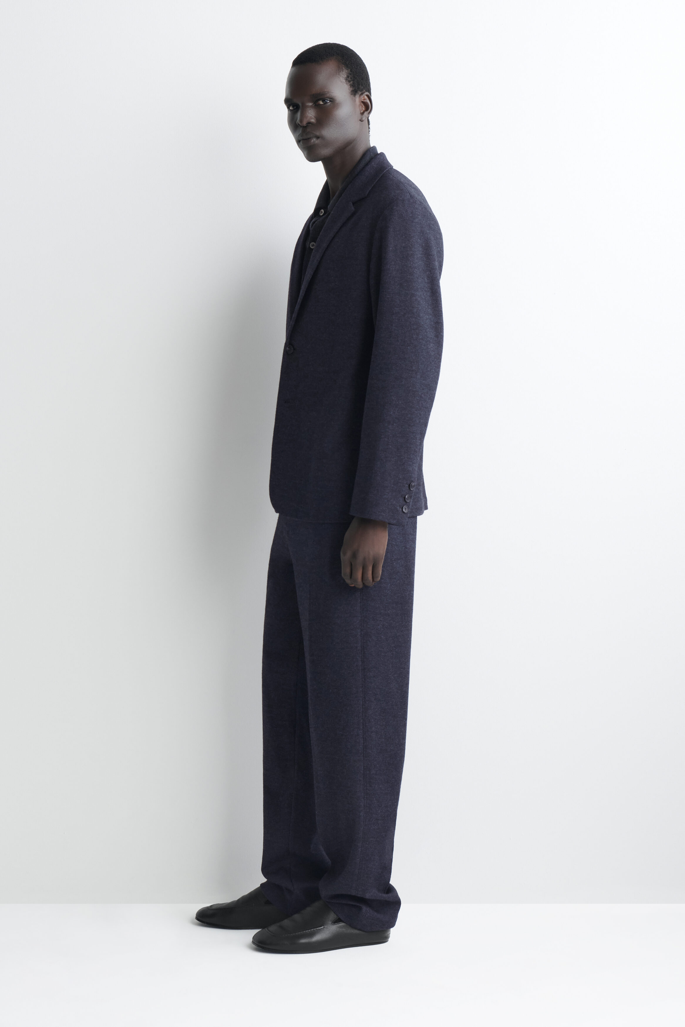 UNSTRUCTURED JERSEY BLAZER - thumbnail 3
