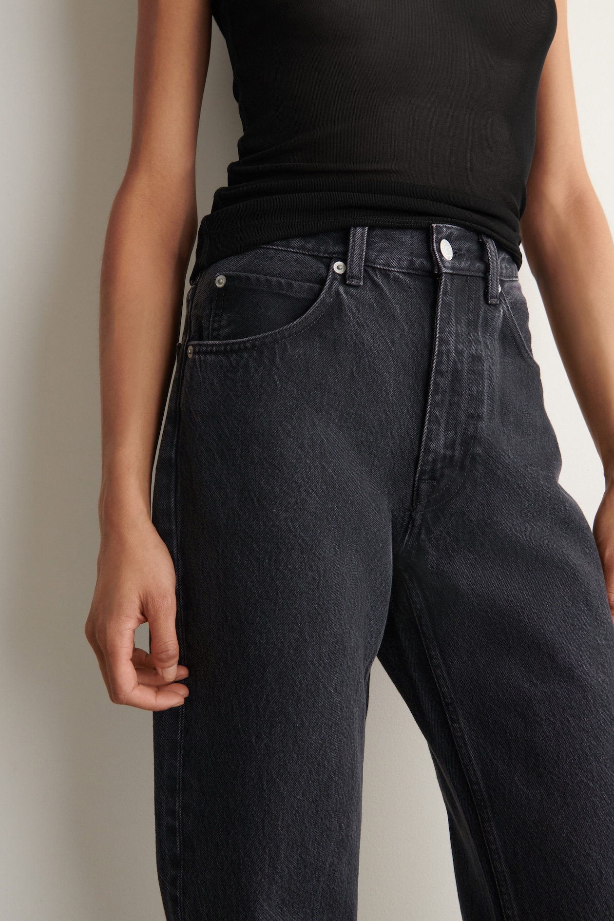 VALLEY BOOTCUT JEANS — BLACK