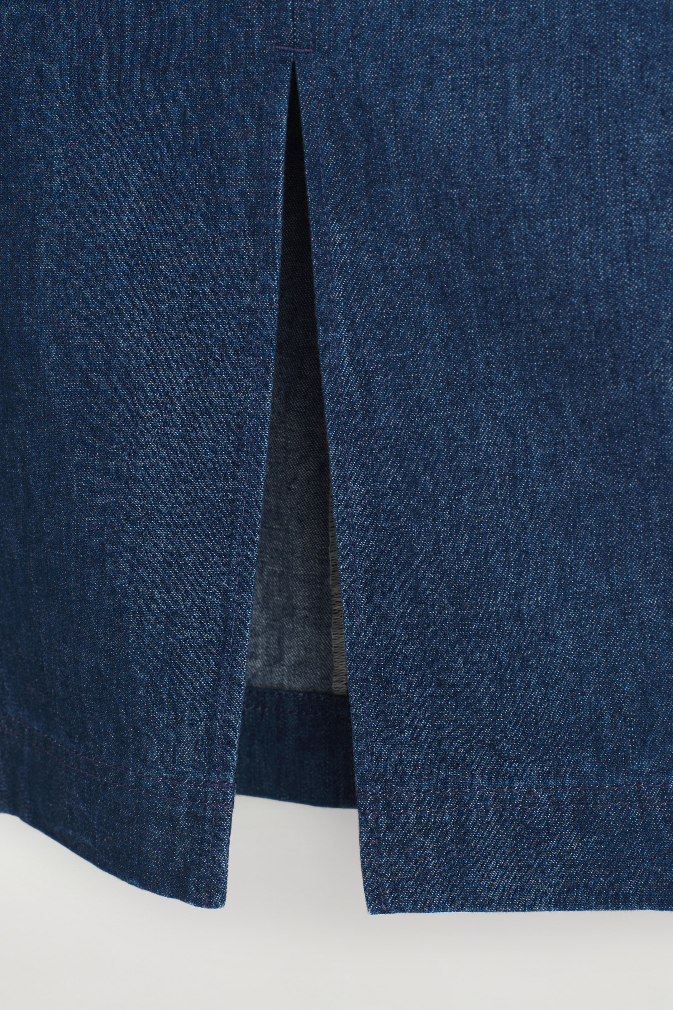 Größeres Bild anzeigen: BLEISTIFTROCK AUS DENIM - INDIGOBLAU - Ladies | H&M AT 6