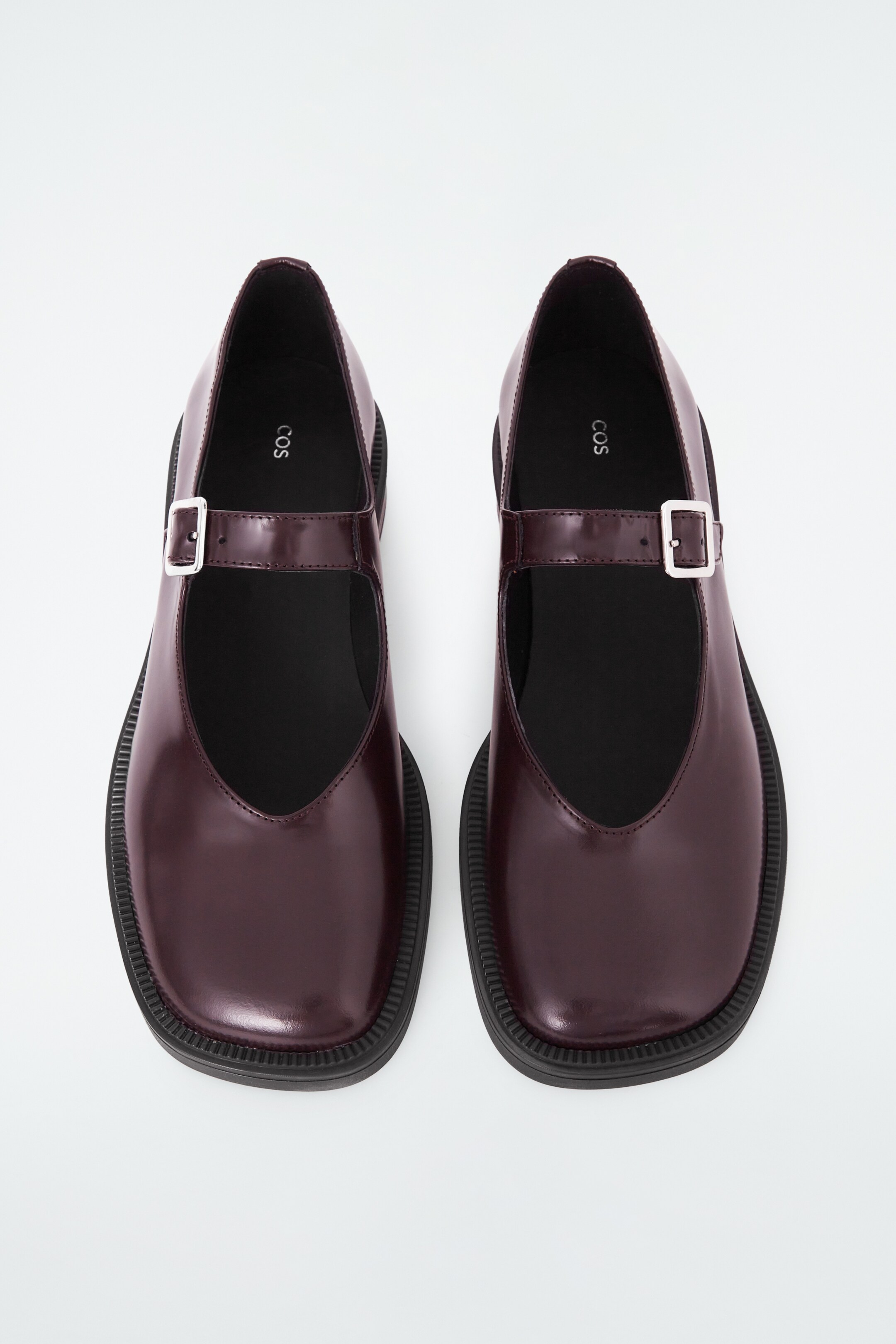 Grotere afbeelding bekijken: CHUNKY LEATHER MARY-JANE SHOES - BORDEAUX - DAMES | H&M NL 3
