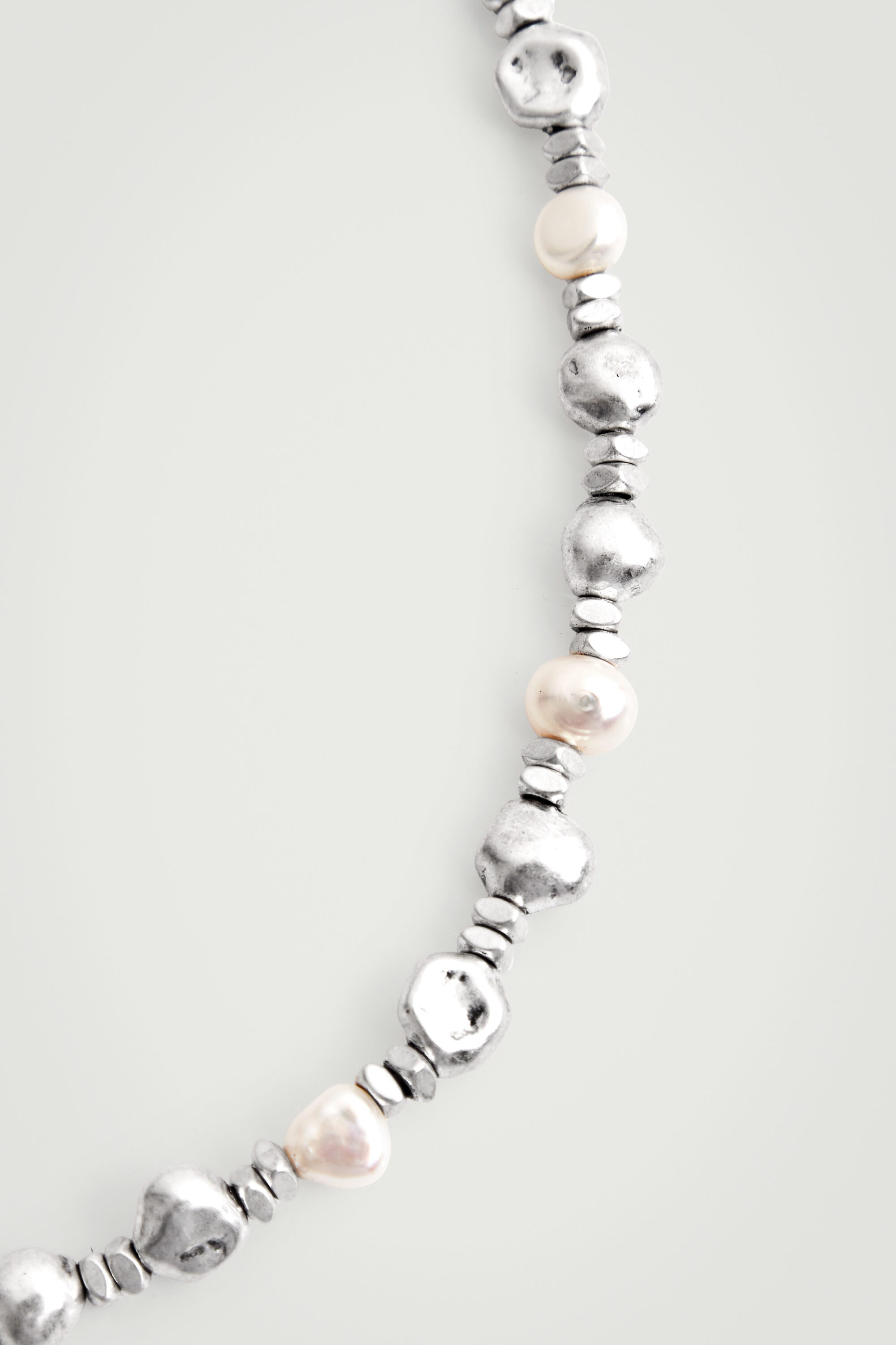 PRY シュウト　 Silver & White Pearl Necklace PRY シュウト Silver & White Pearl Necklace