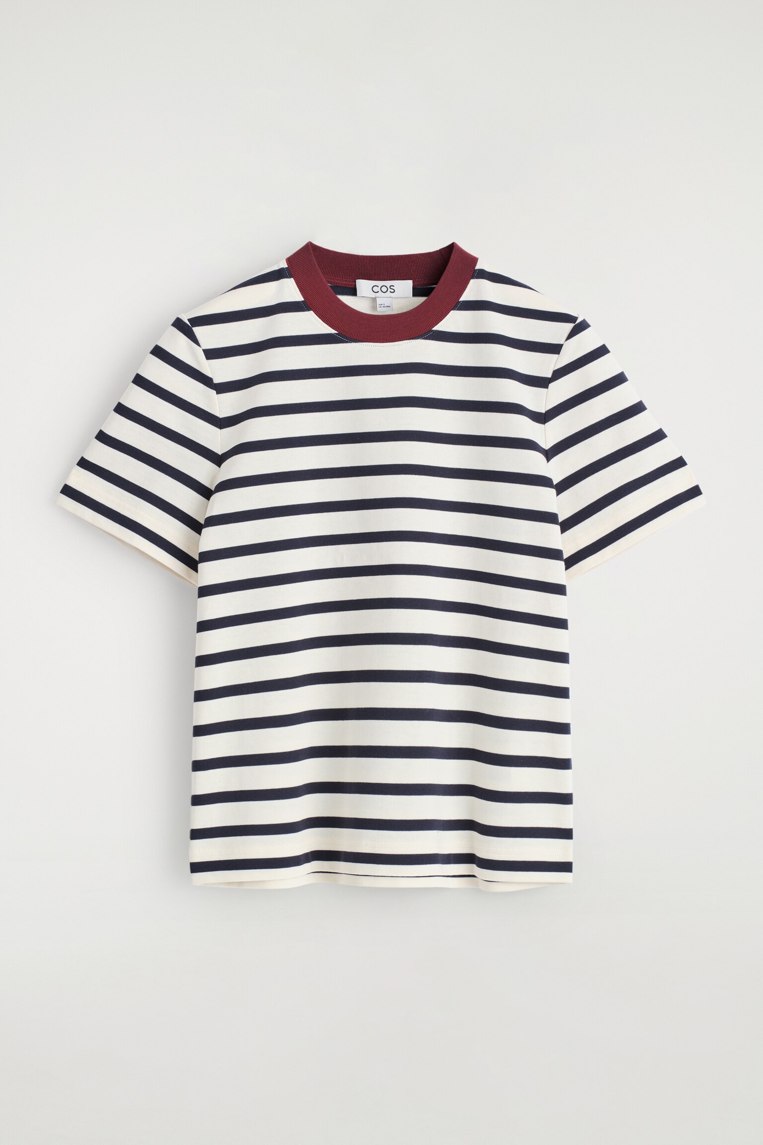 T-SHIRT REGULAR ÉLÉGANT - BLANC / NOIR / RAYÉ/BLANC/Noir/ORANGE / BLANC / RAYURES/BEIGE CLAIR/ROSE / MARINE/KAKI/GRIS CHINÉ/BLEU MARINE/BLANC / NOIR/GRIS ANTHRACITE CHINÉ/BLEU MARINE / BLANC / RAYURES/BLEU MARINE / RAYURES/BLEU COBALT/BLANC / BORDEAUX / RAYURES/NOIR / VERT / RAYURES/BLEU / RAYÉ/ROUGE/ROSE CLAIR/VERT / ÉCRU - 2