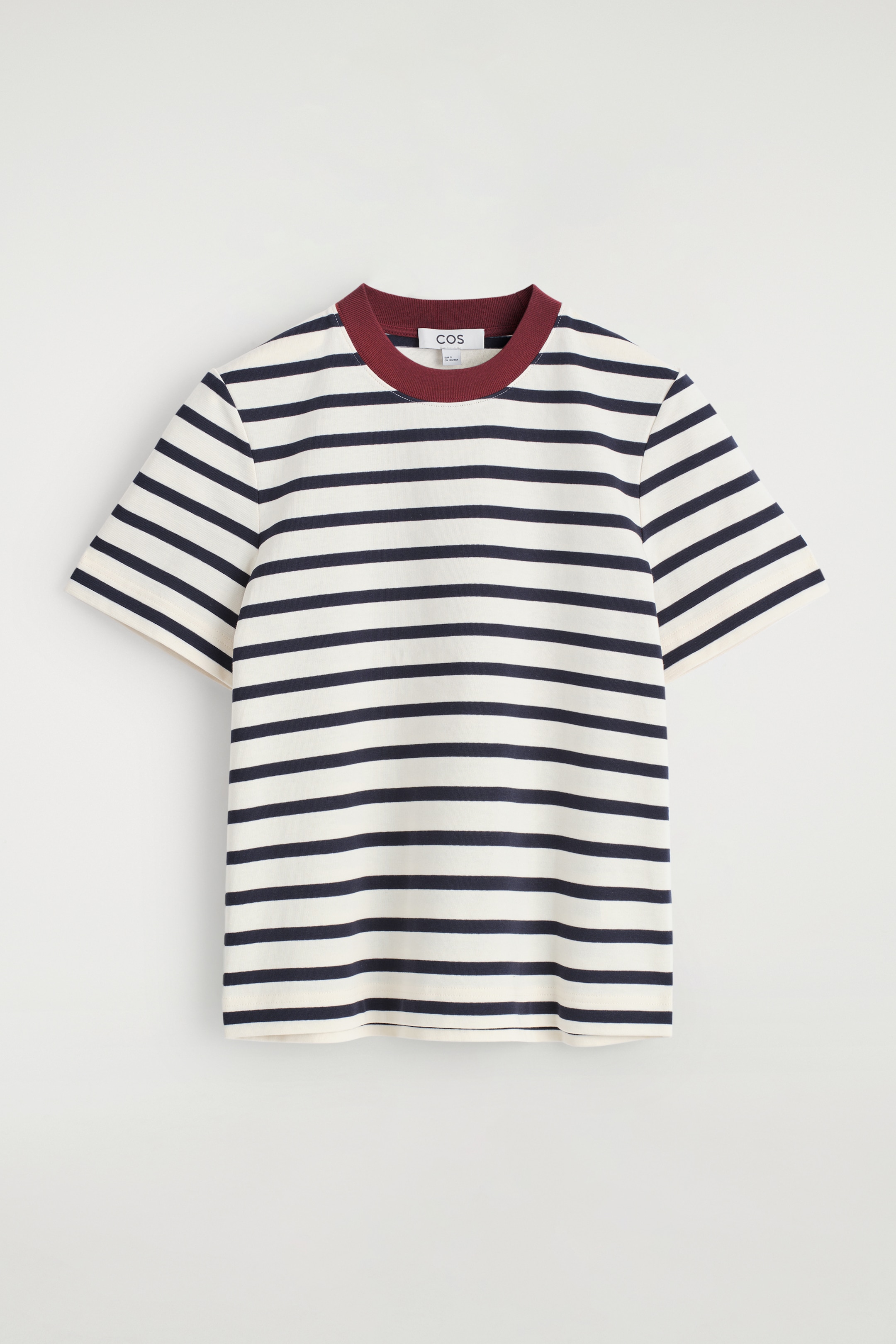 Ingrandisci l'immagine: CLEAN CUT REGULAR T-SHIRT - WHITE / BLACK / STRIPED - DONNA | H&M CH 5