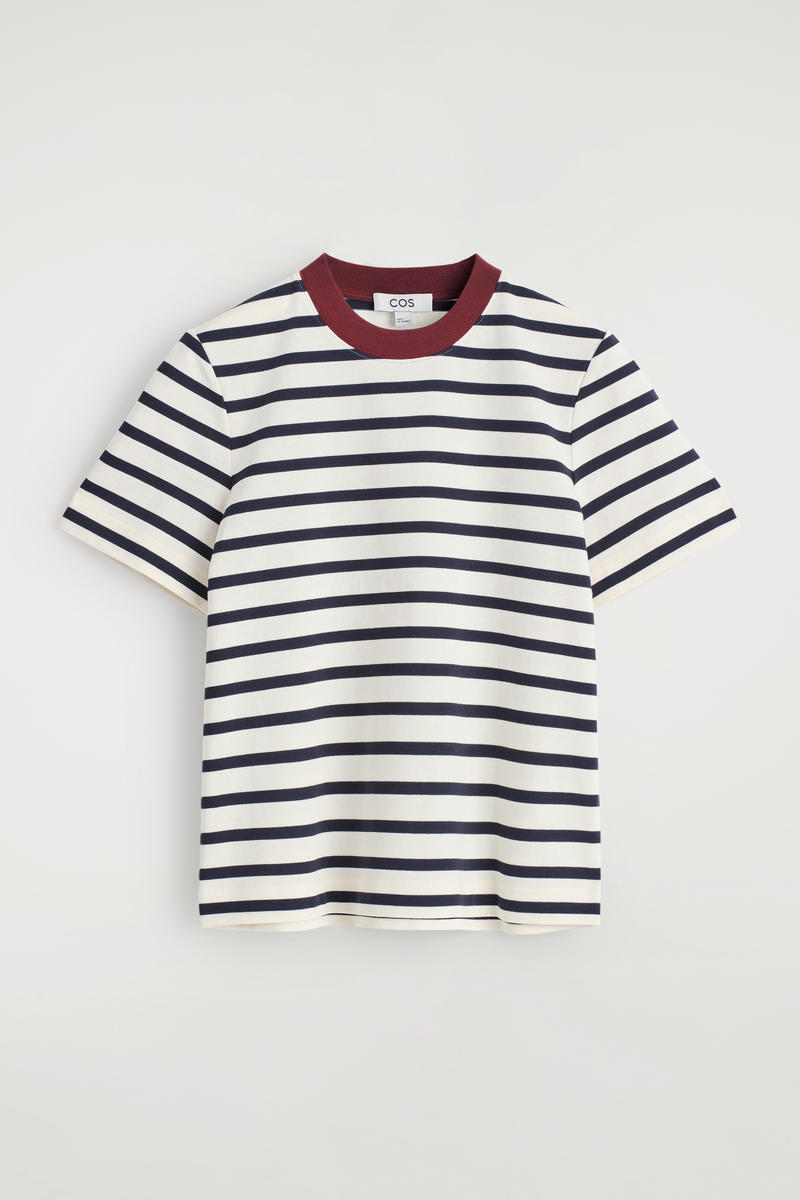 Cos Clean Cut Regular T-shirt In White
