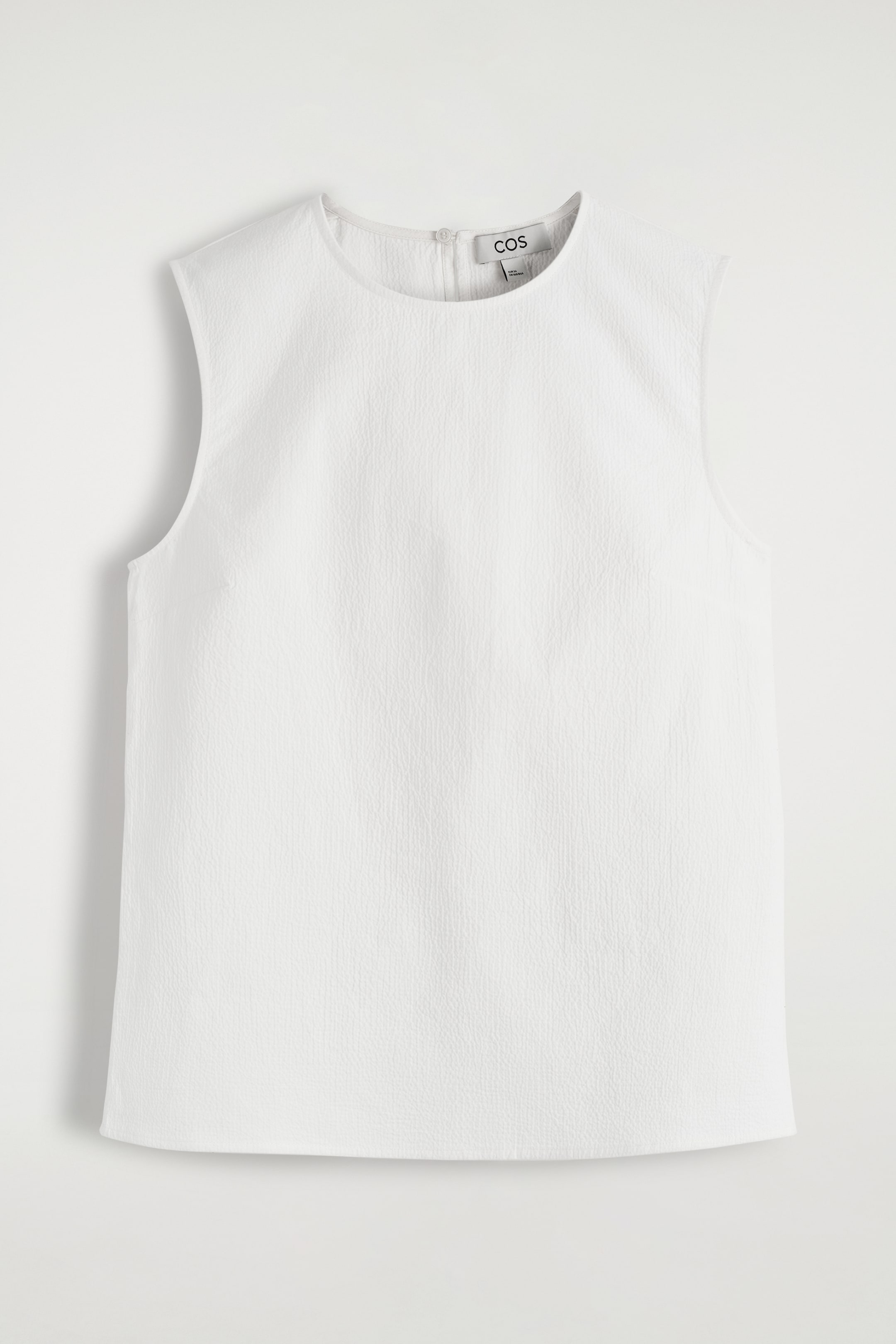 Grösseres Bild ansehen: ÄRMELLOSES OBERTEIL AUS BAUMWOLL-SEERSUCKER - WEISS - DAMEN | H&M CH 6