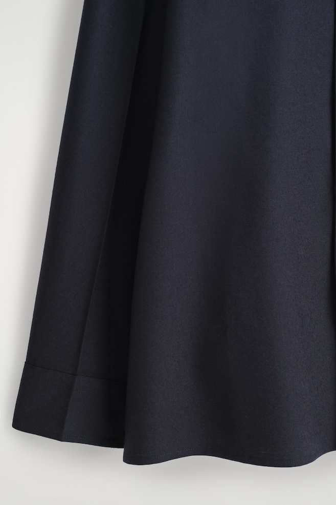 WOOL-FLANNEL SHIRT — MIDNIGHT