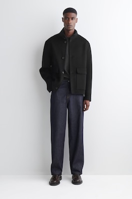 SLIM RIBBED COTTON LONG-SLEEVED T-SHIRT — DARK-GRAY MÉLANGE 2