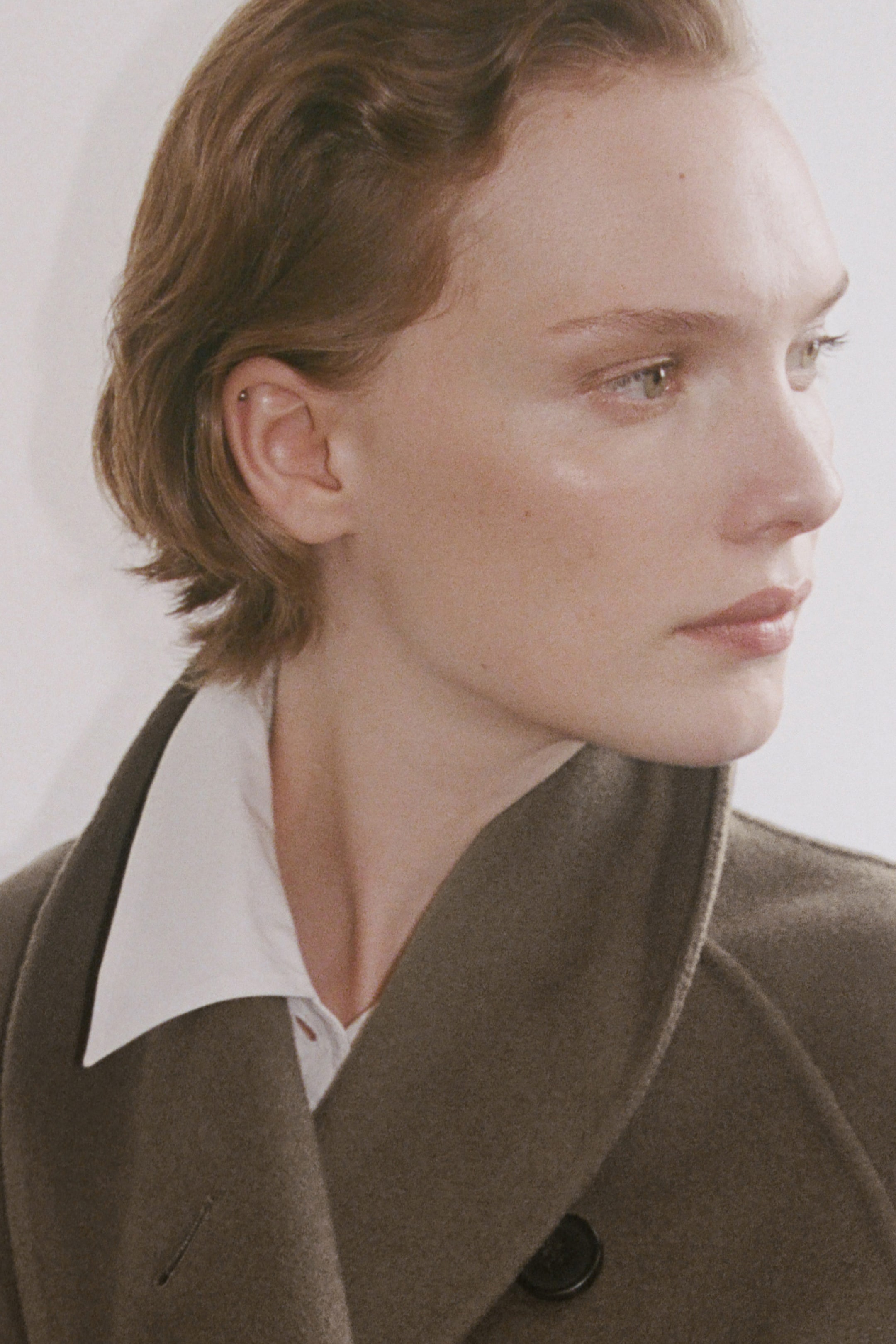 BELTED DOUBLE-FACED WOOL COAT