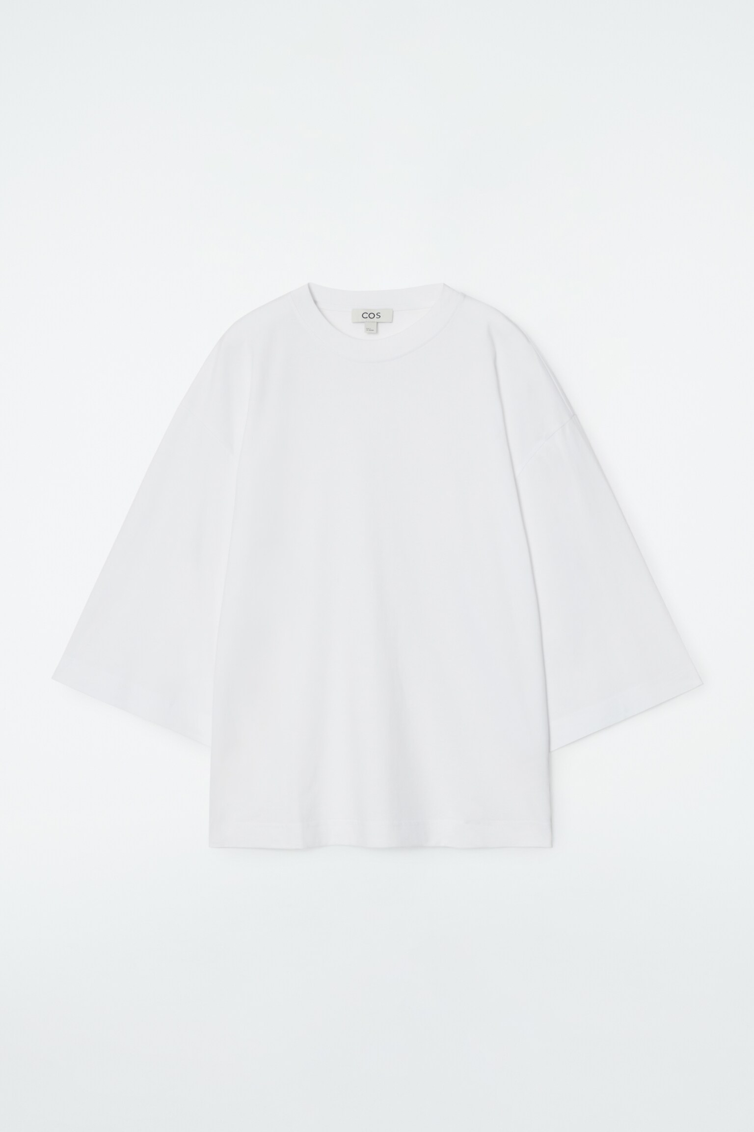 T-SHIRT TRAPÈZE DÉCONTRACTÉ - BLANC/NOIR / RAYURES/LILAS/NOIR