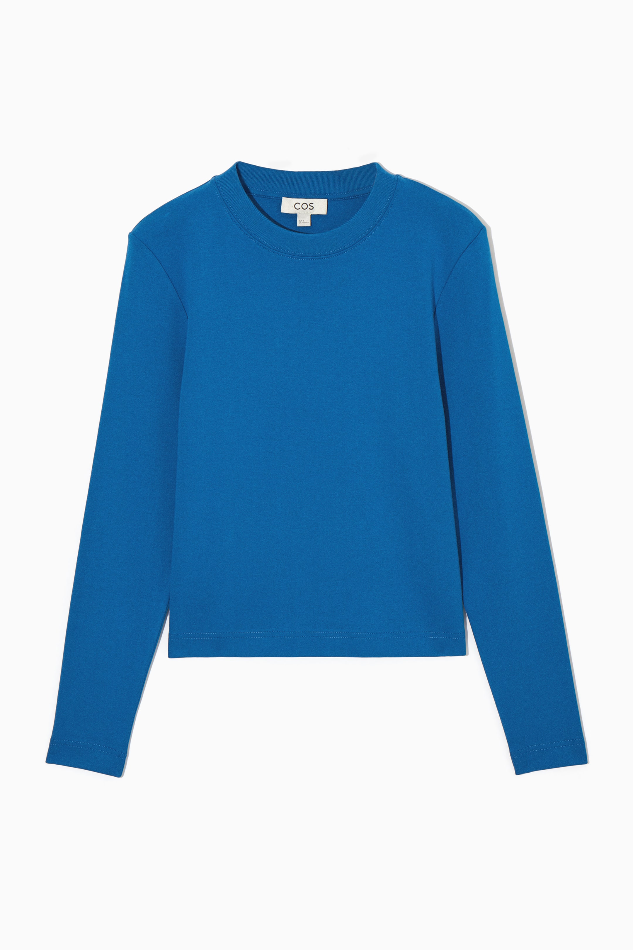 Vezi imaginea mai mare: TRICOU CU MÂNECI LUNGI, TĂIETURĂ CLASICĂ - BLUE - FEMEI | H&M RO 1