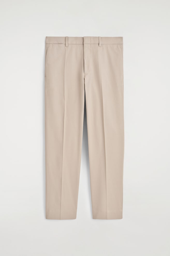 COTTON STRAIGHT-LEG CHINOS