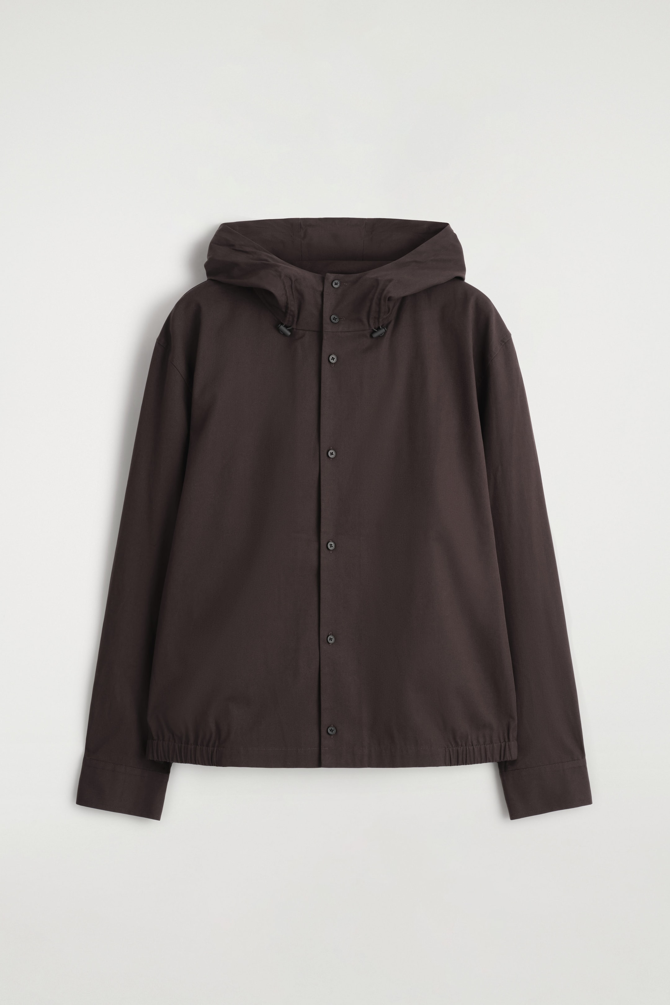 HOODED COTTON SHIRT