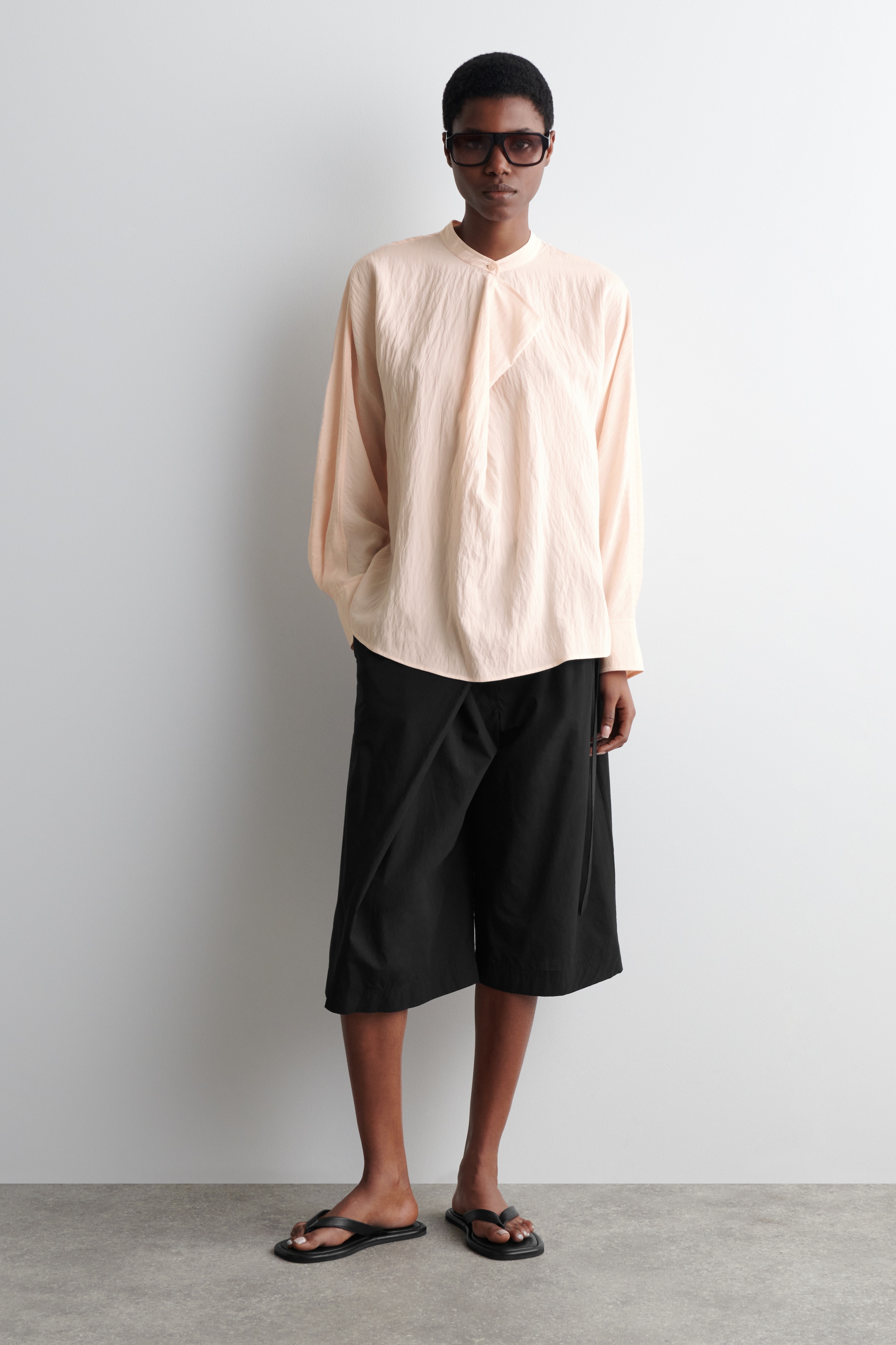 Visualizza immagine più grande: CAMICETTA CON PANNELLO DRAPPEGGIATO - ALBICOCCA - DONNA | H&M IT 2