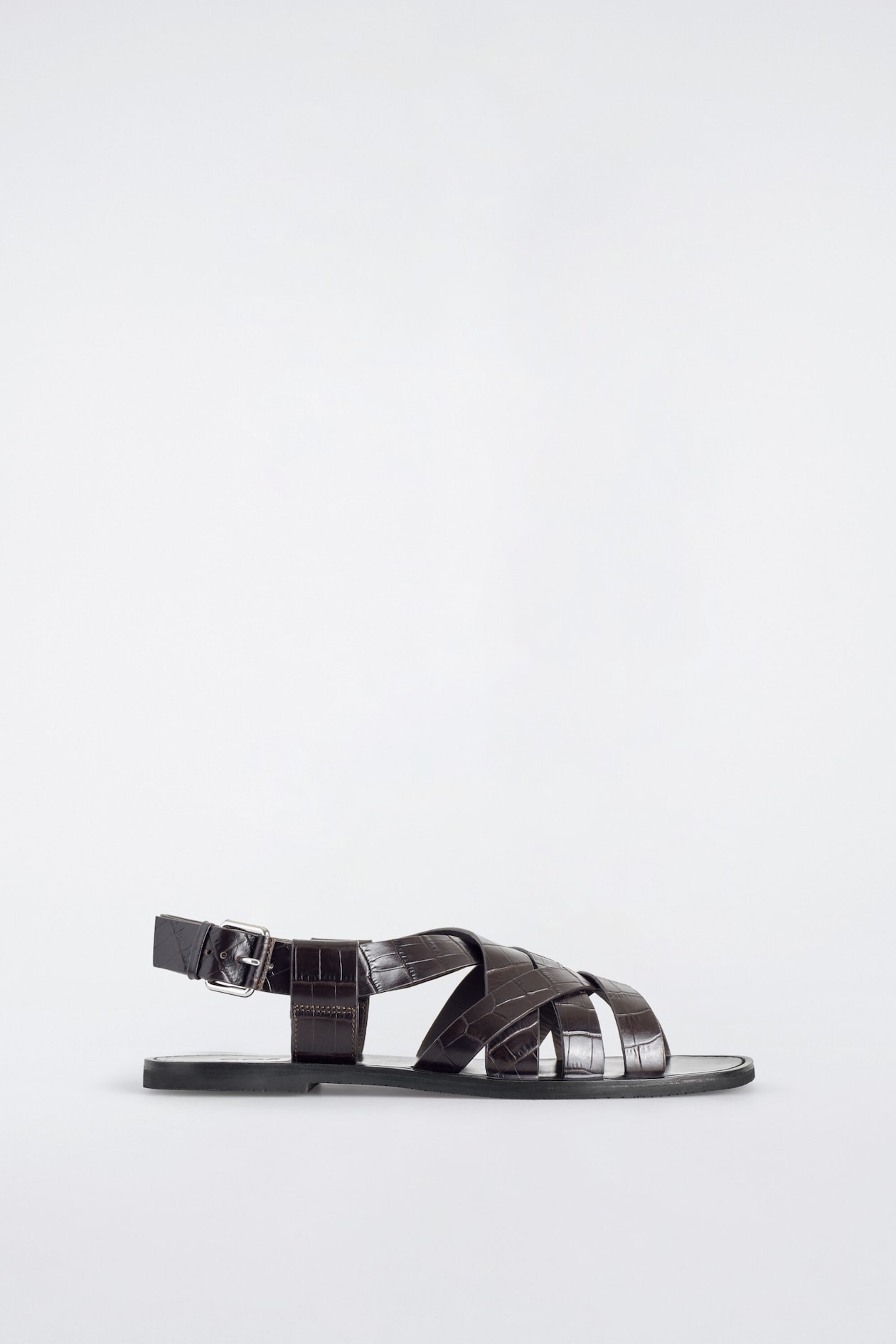 WOVEN LEATHER SANDALS