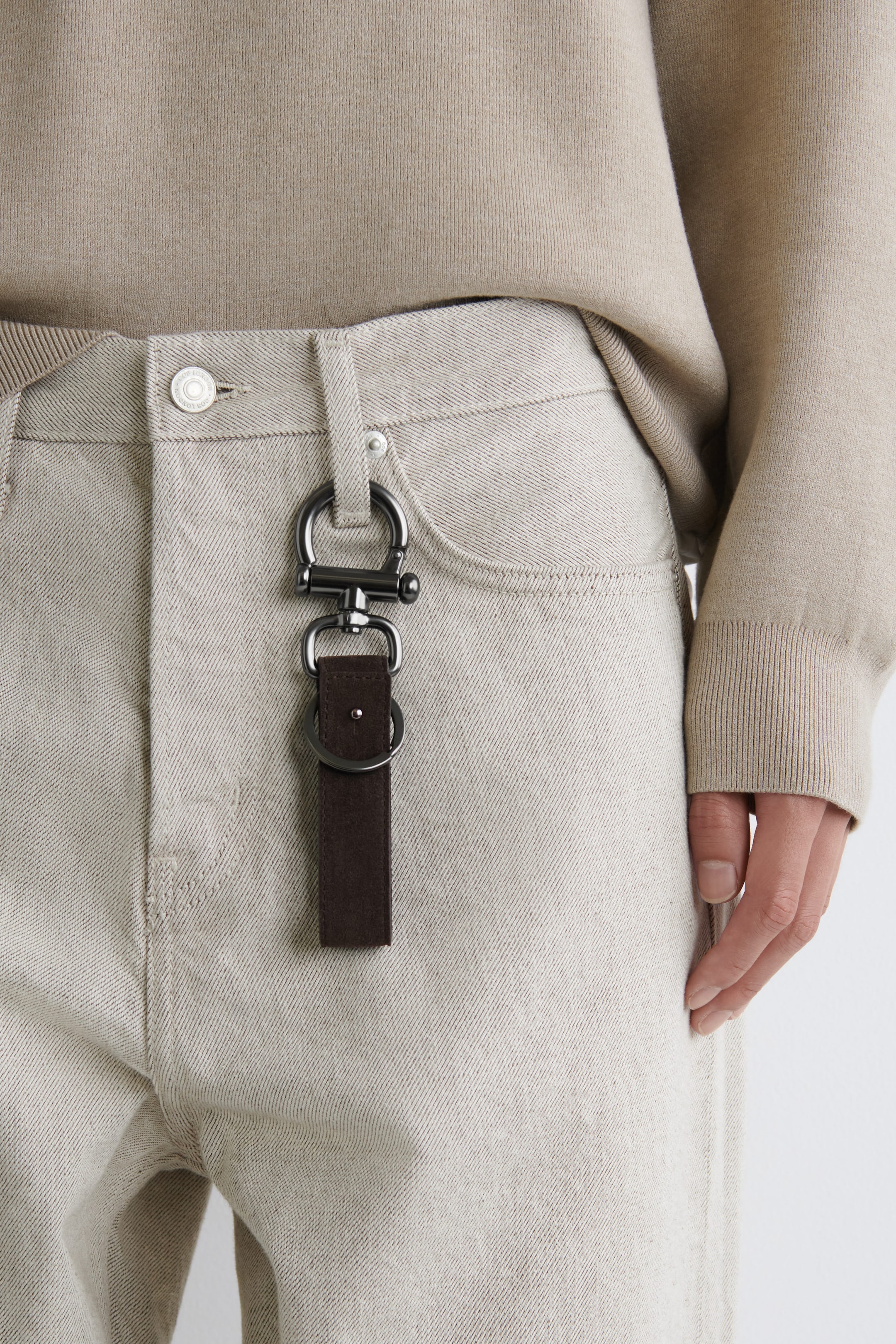 LEATHER KEYRING