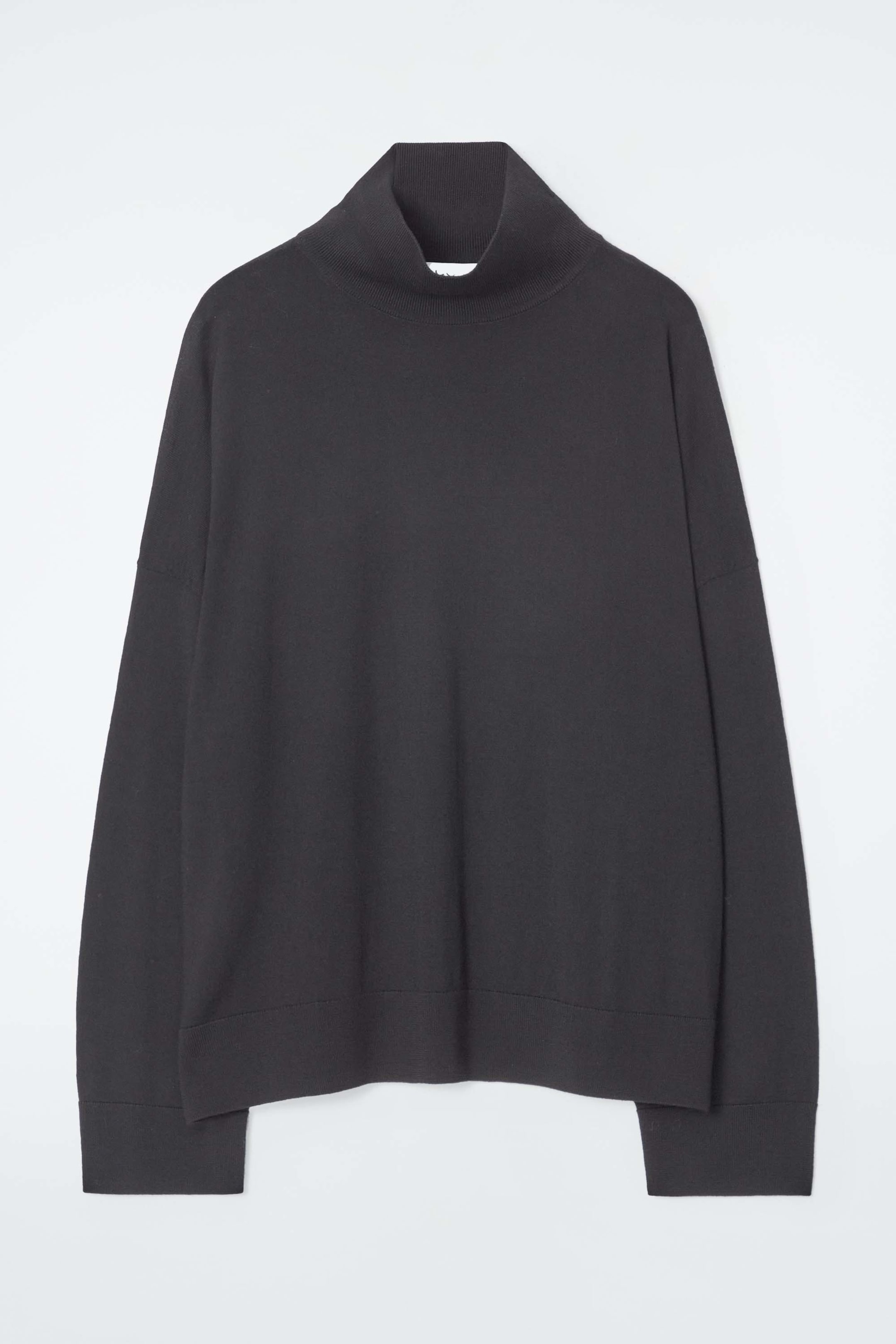 Größeres Bild ansehen: ROLLKRAGENPULLOVER AUS MERINOWOLLE - SCHWARZ - Ladies | H&M DE 1