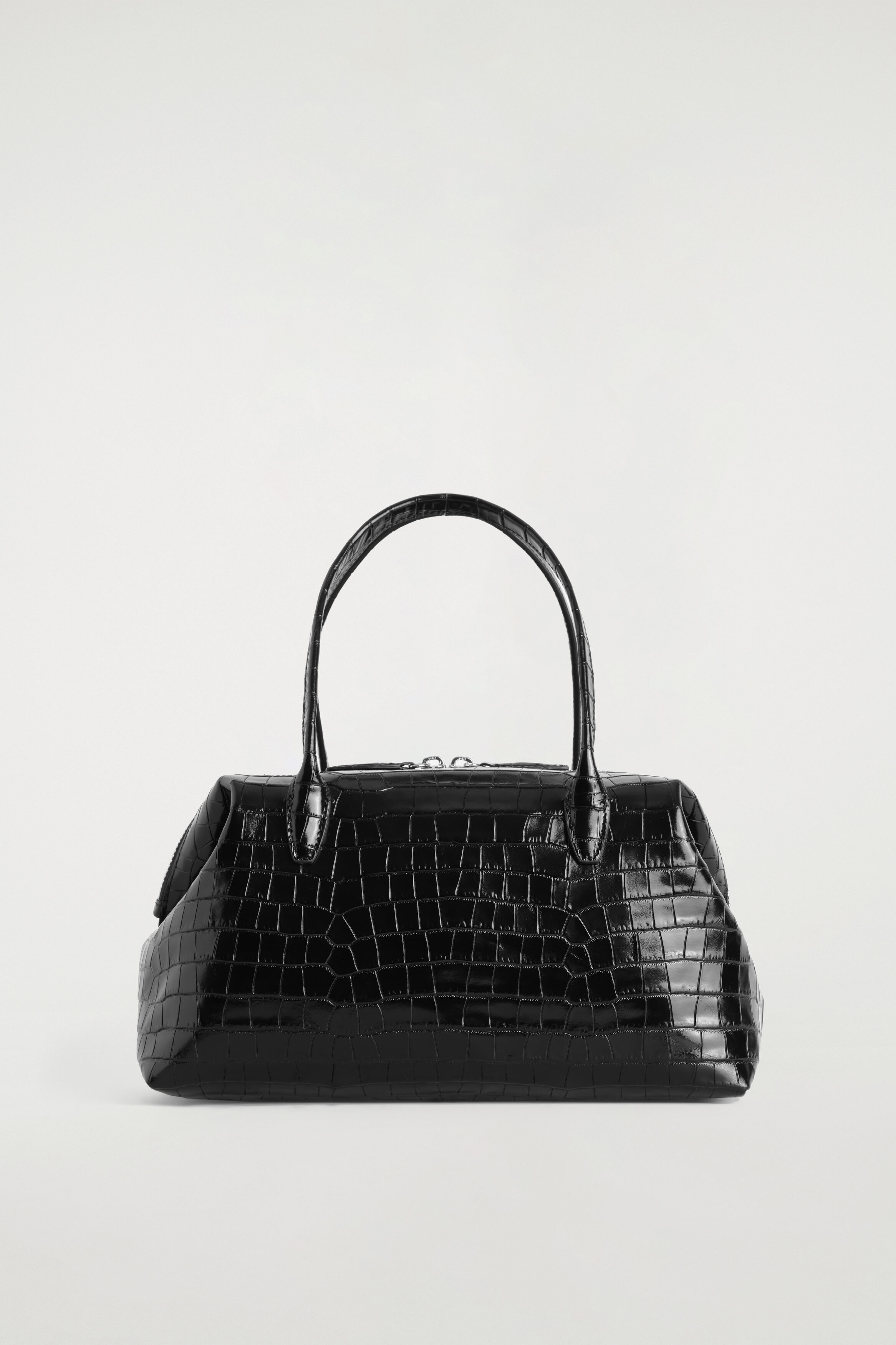 Montmartre Bowling Bag - Croc-Effect Leather by COS