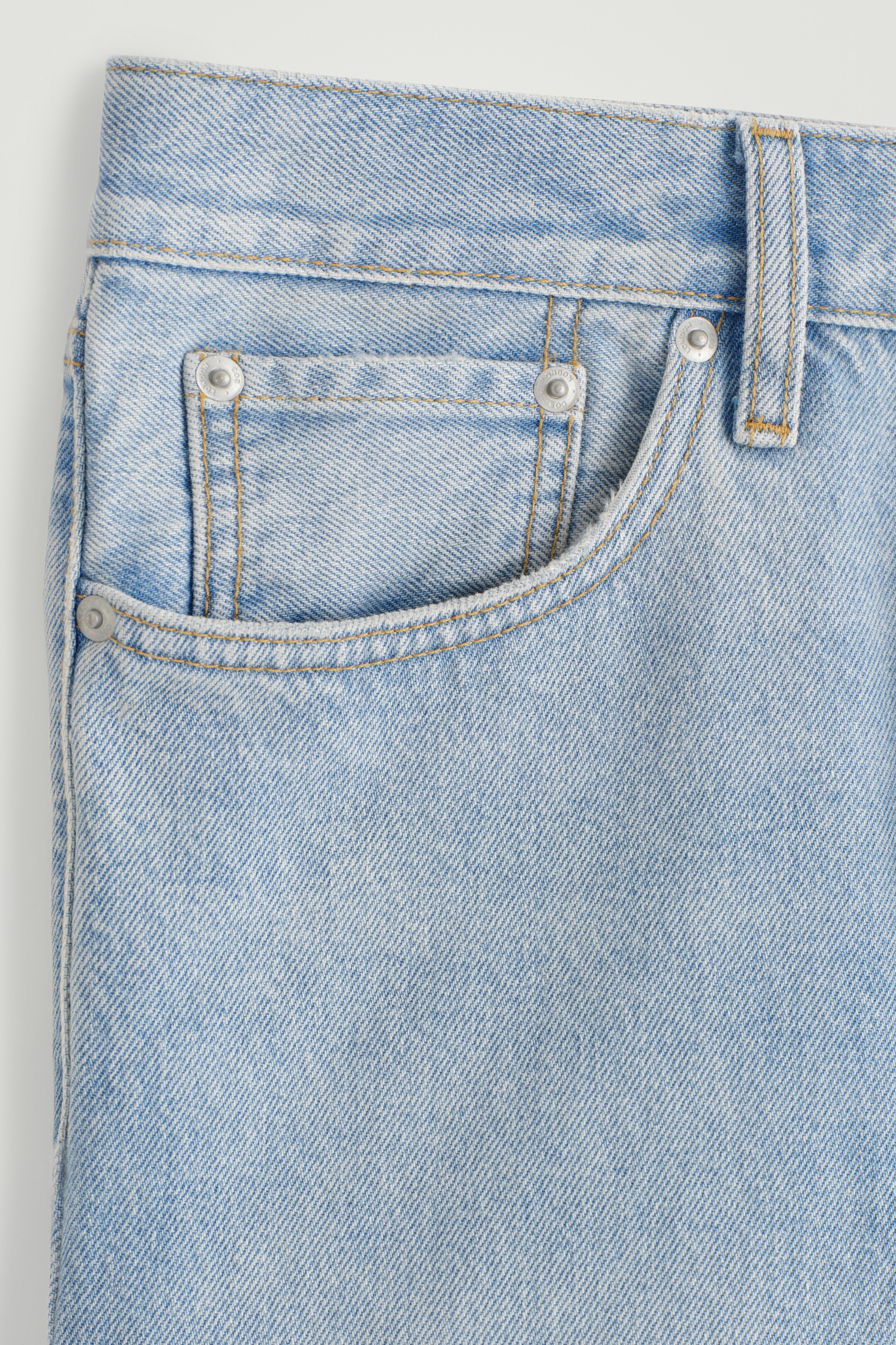 Agrandir l'image: JEAN DROIT SIGNATURE - BLEU CIEL - HOMME | H&M CH 7