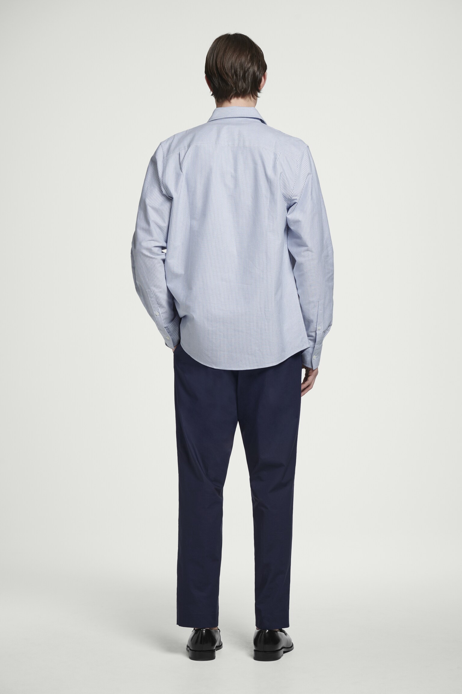 CHEMISE OXFORD DÉCONTRACTÉE - BLEU / BLANC / RAYURES/BLANC/BLEU CIEL - 3