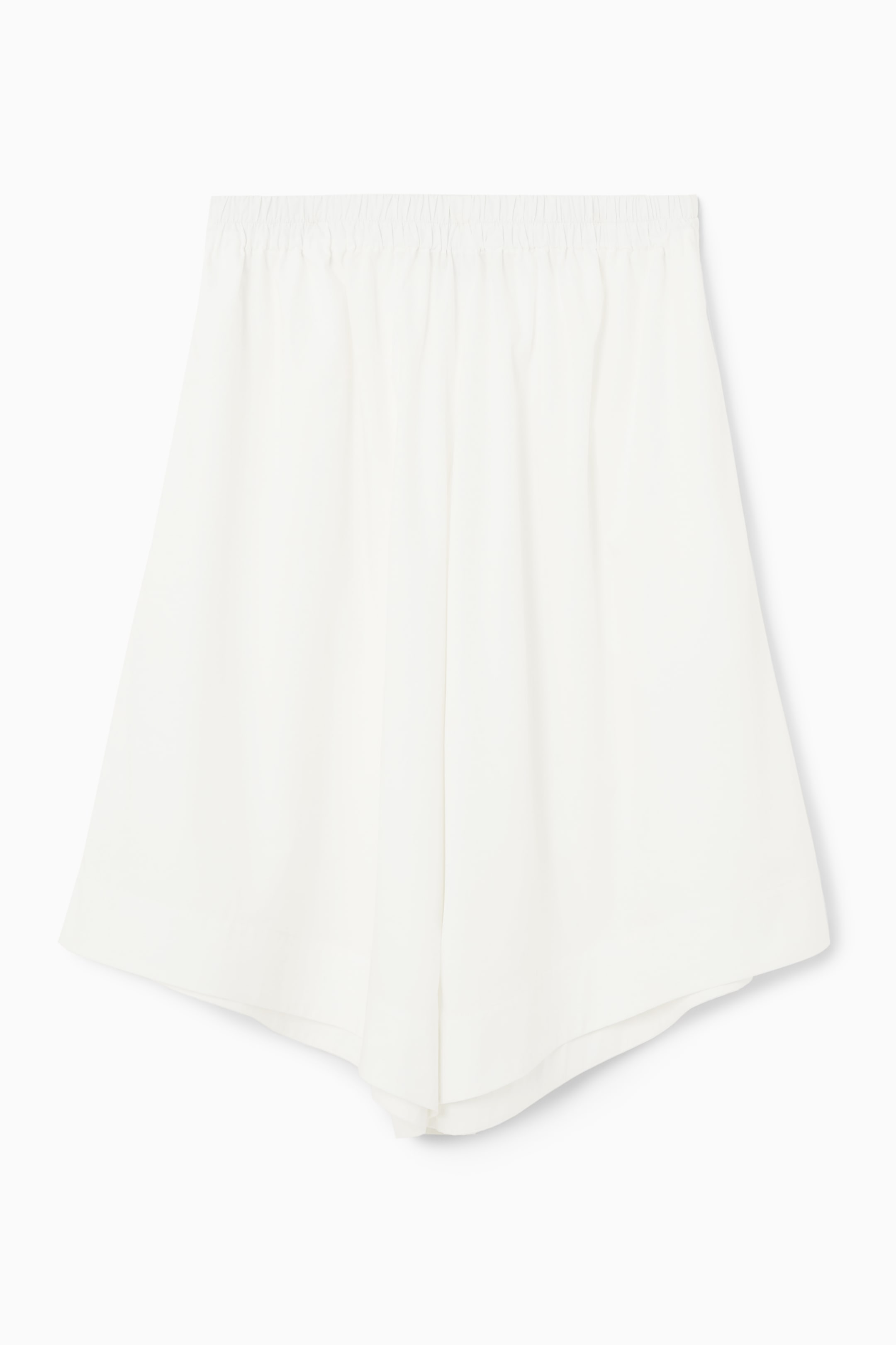 Grösseres Bild ansehen: SHORTS MIT WEITEM BEIN UND RAFFUNGEN - WEISS - DAMEN | H&M CH 1