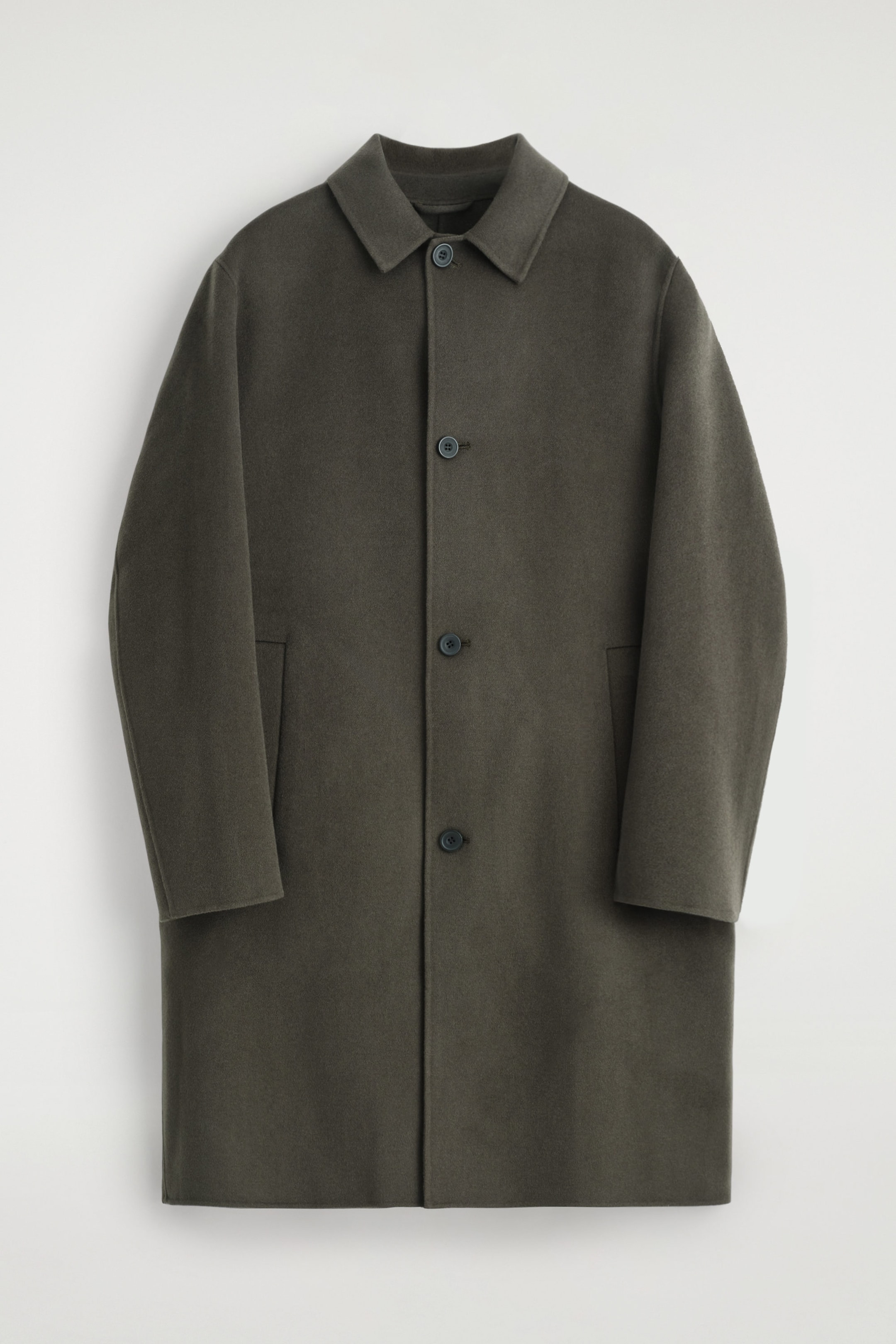 SPLIT WOOL CAR COAT