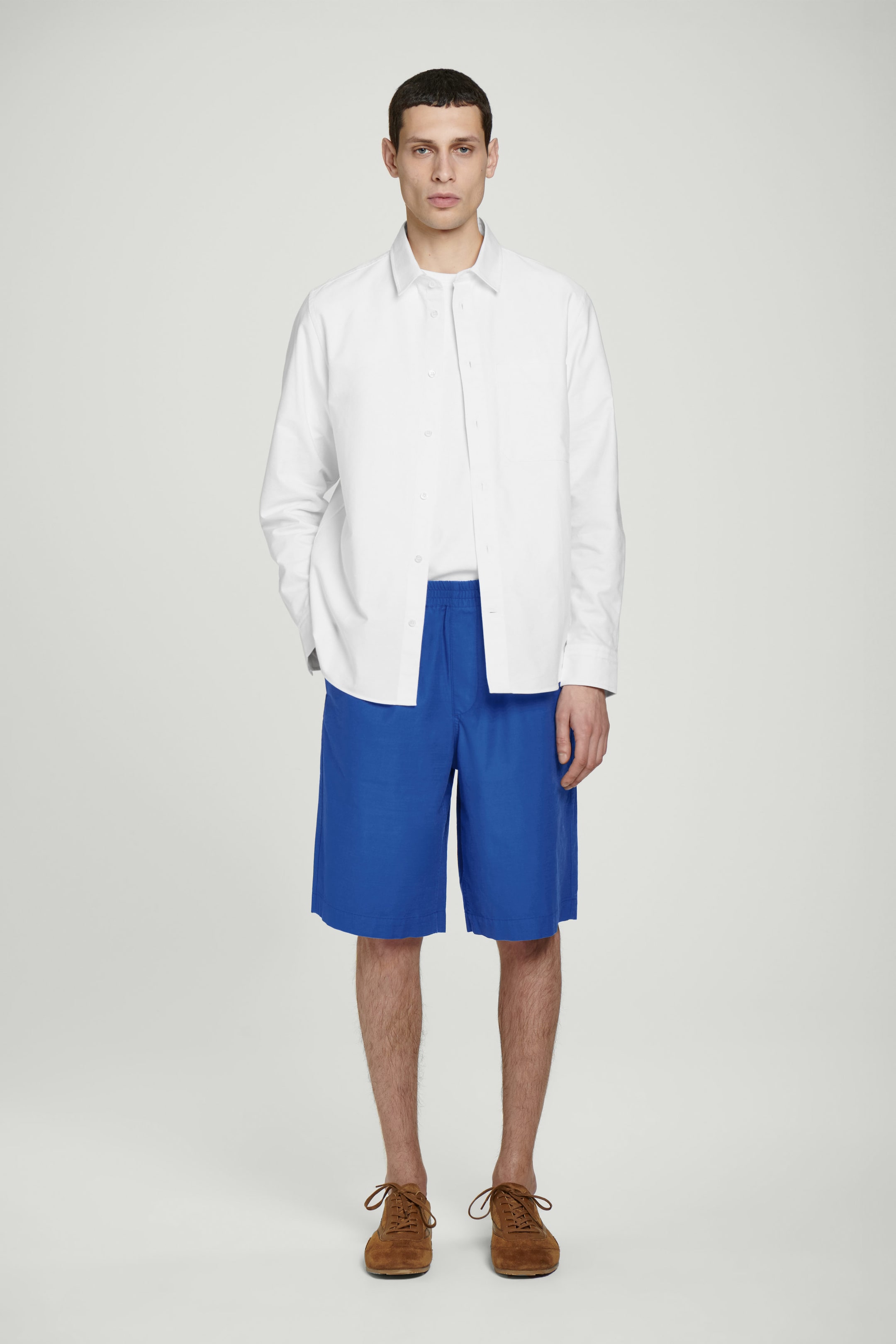 ELASTICATED COTTON SHORTS