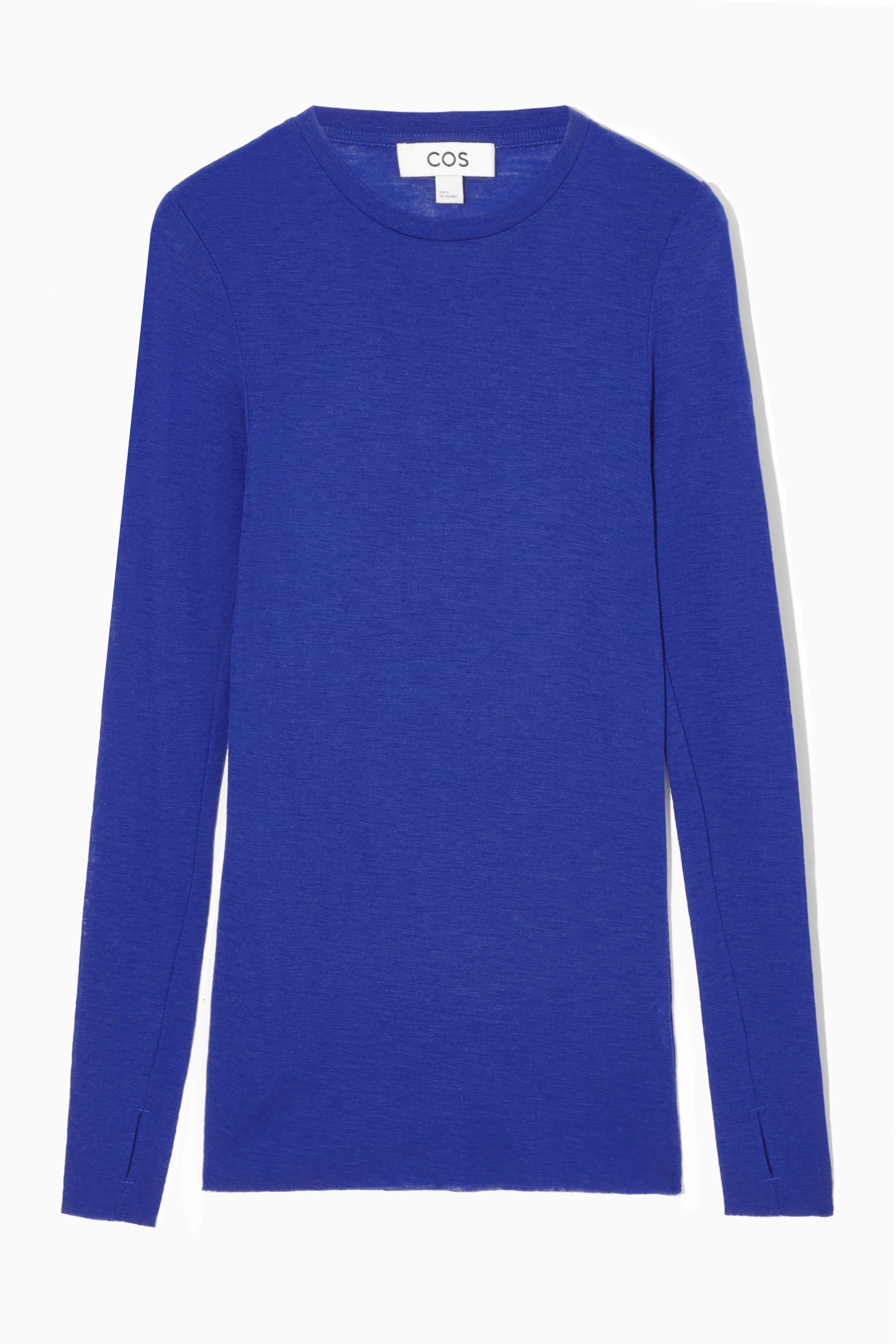 CREW-NECK MERINO WOOL TOP