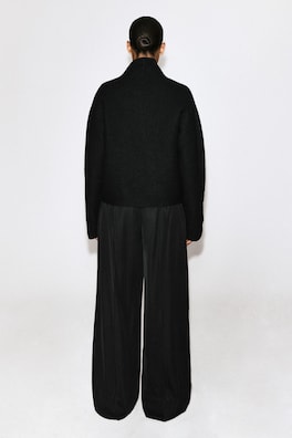 BOILED-WOOL UNIFORM JACKET — BLACK 5