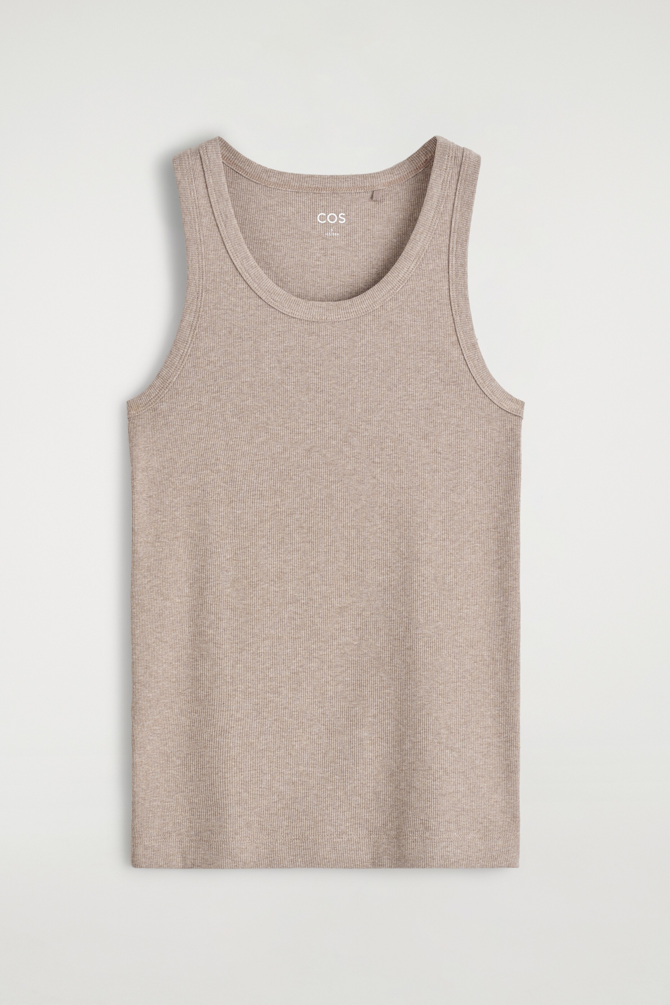 Grotere afbeelding bekijken: GERIBBELDE TANKTOP - Mole Mélange - DAMES | H&M BE 5