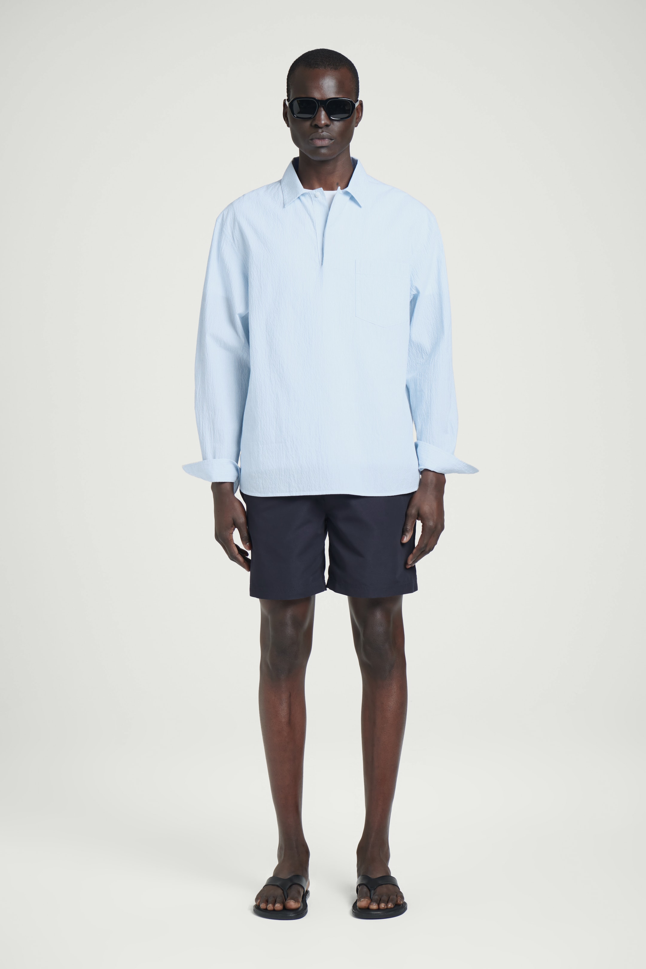 Ver imagem maior: calções de banho ajustados - AZUL-MARINHO - HOMEM | H&M PT 1