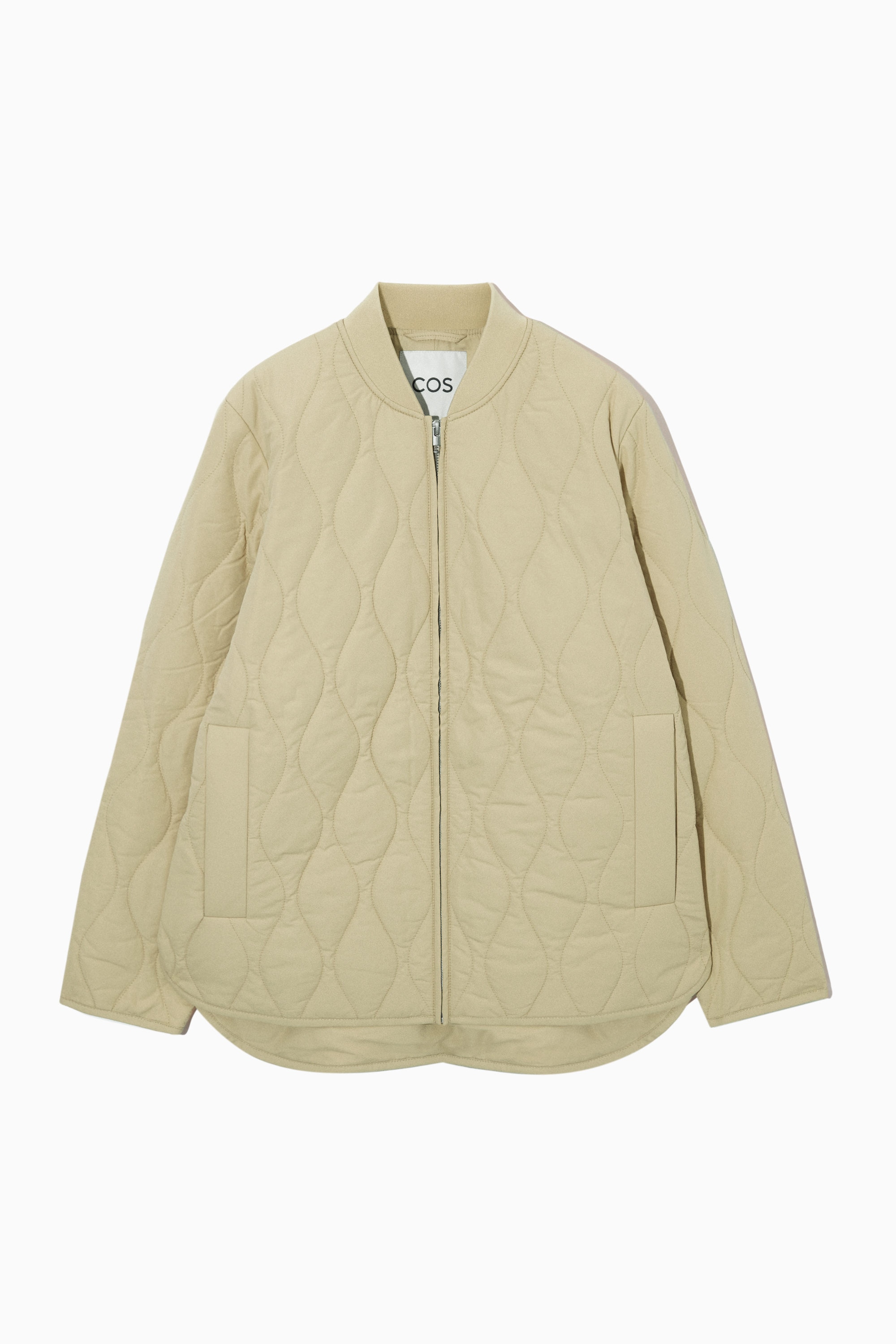 ジャケット・アウター is-ness  COJ QUILTED LINER JACKET 48 QUILTED LINER JACKET - BEIGE | COS
