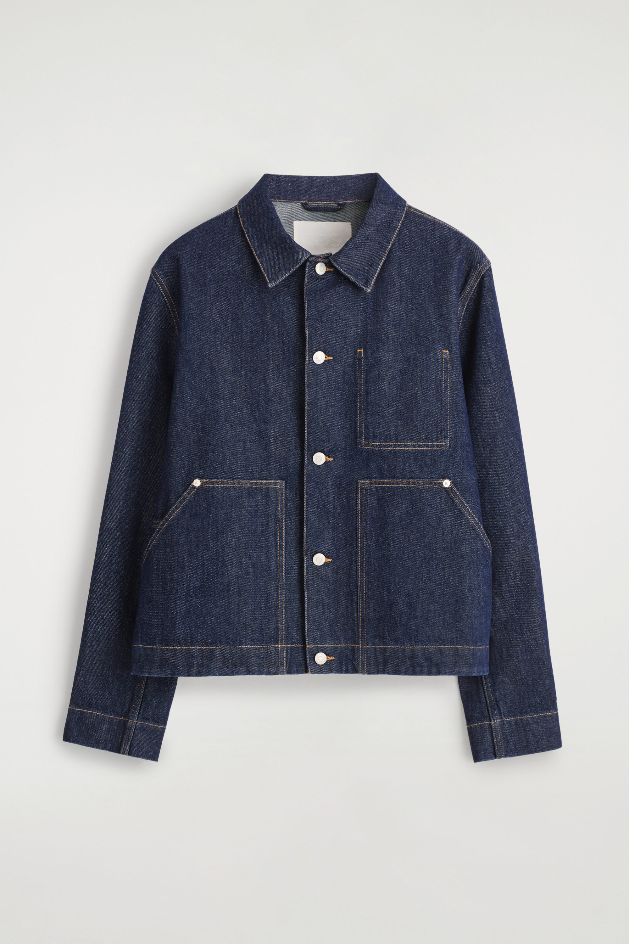 COS コントラストストライプニット　トラックジャケット S ネイビー COS Contrast-stripe Knitted Track Jacket in Blue for Men | Lyst