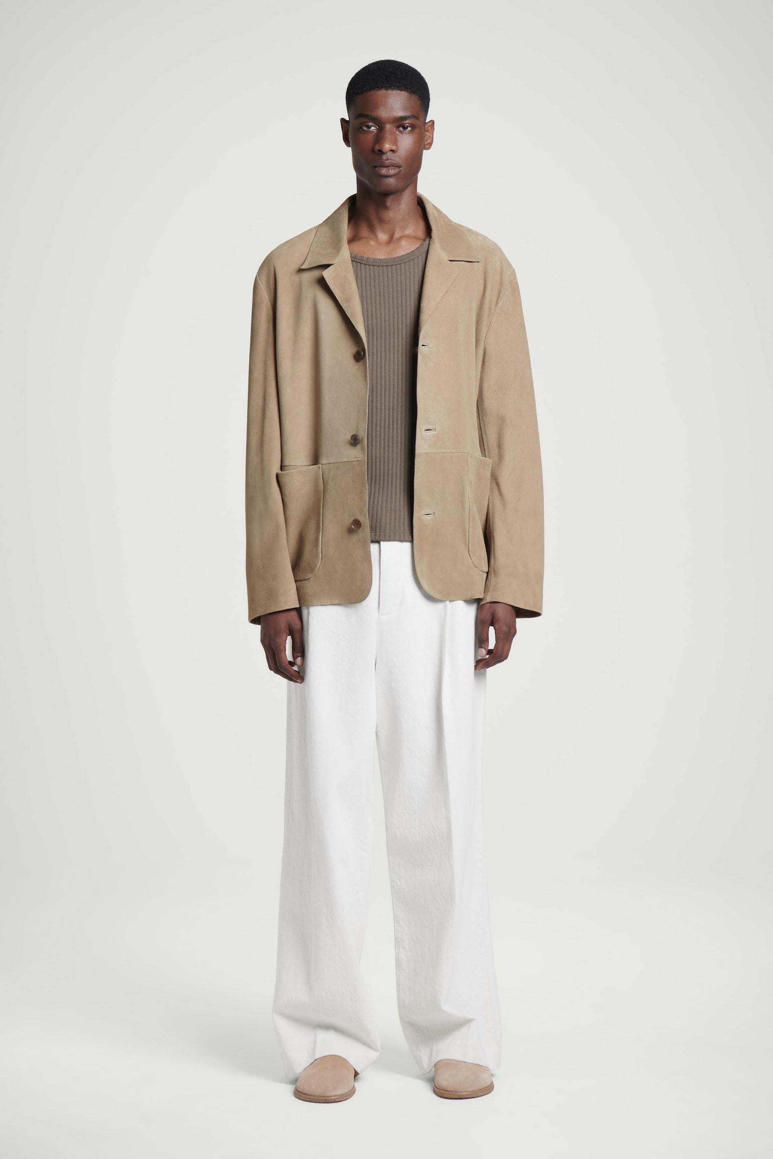 SUEDE MULES - MOLE
