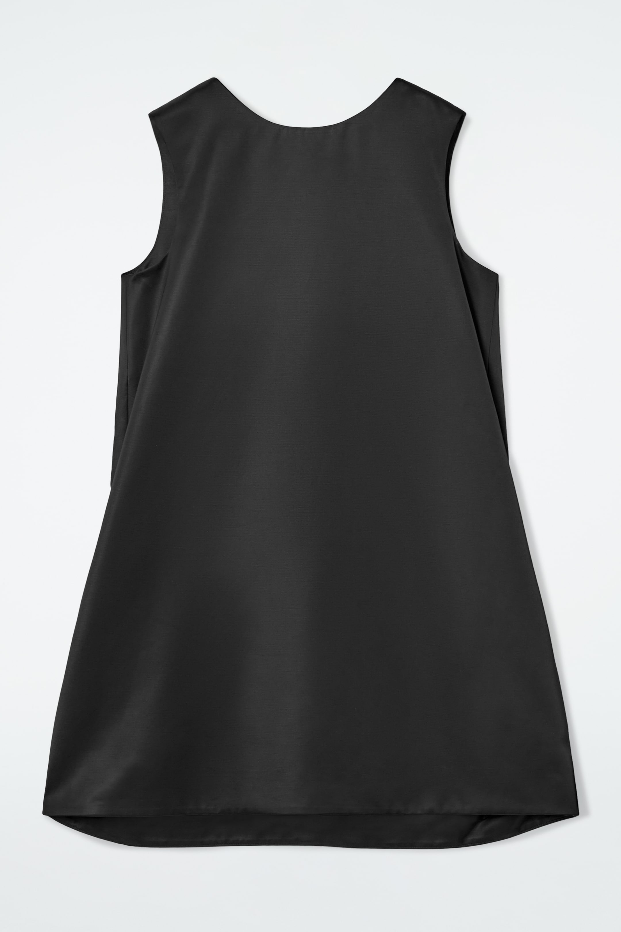 Ingrandisci l'immagine: SATIN RACER-NECK MINI DRESS - BLACK - DONNA | H&M CH 5