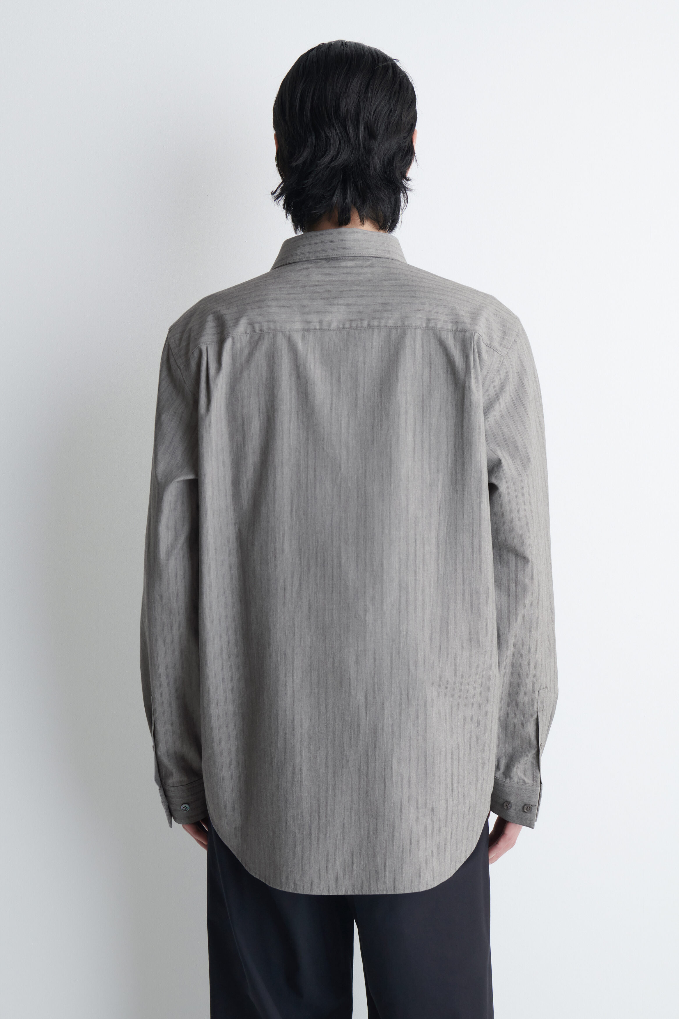 STRIPED COTTON SHIRT - thumbnail 5