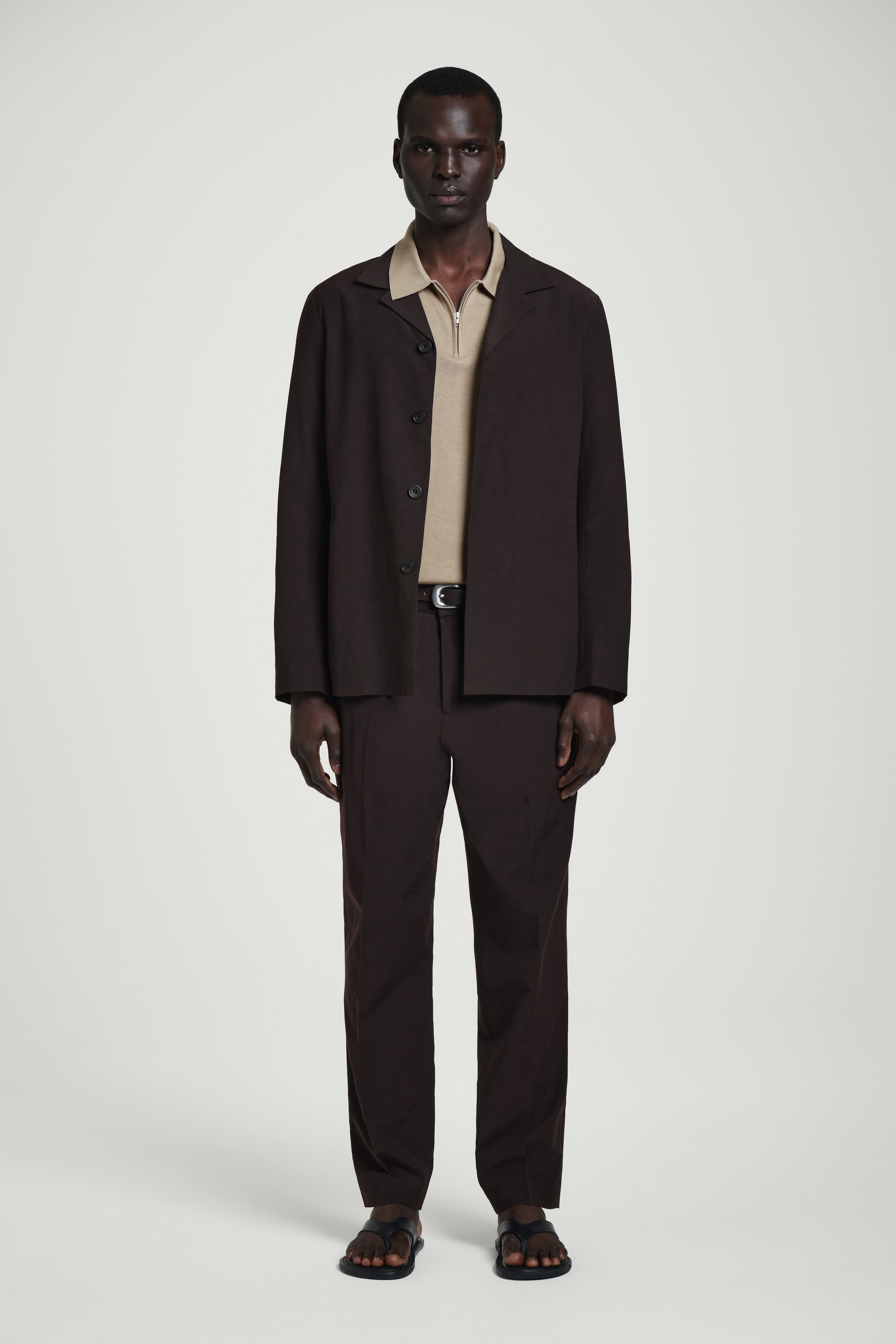 Ver imagen más grande: POLO CON CREMALLERA EN PUNTO DE SEDA - TOPO - HOMBRE | H&M ES 2